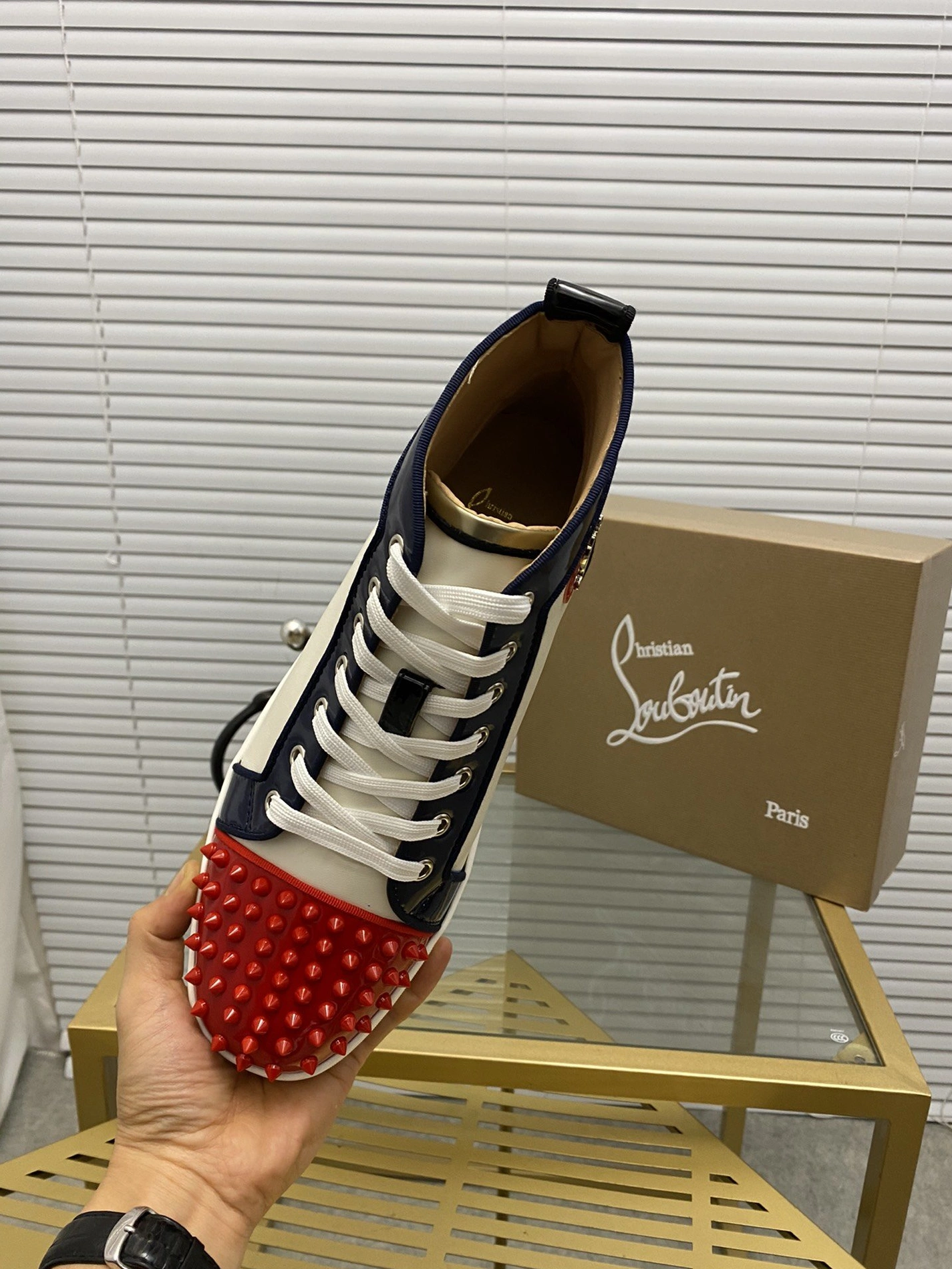 Christian Louboutin High Tops Shoes For Men StreetReady 6925