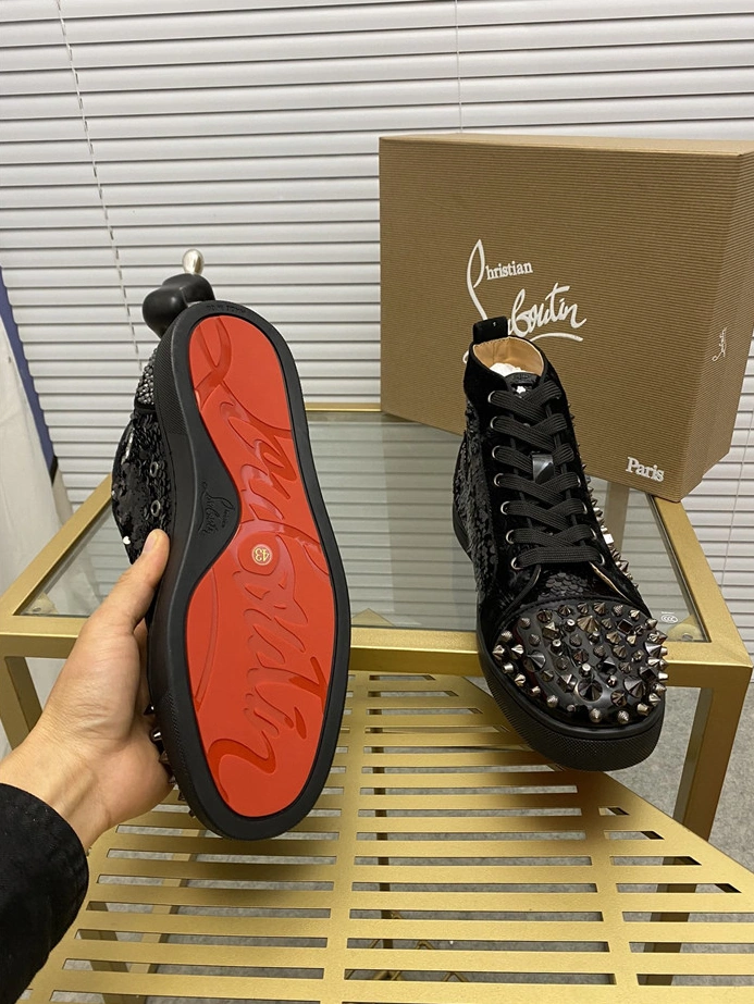 Christian Louboutin High Tops Shoes For Men TopPick 2462