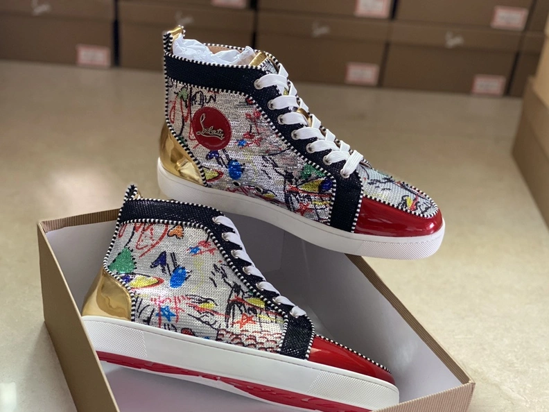 Christian Louboutin High Tops Shoes For Men TopPick 6116
