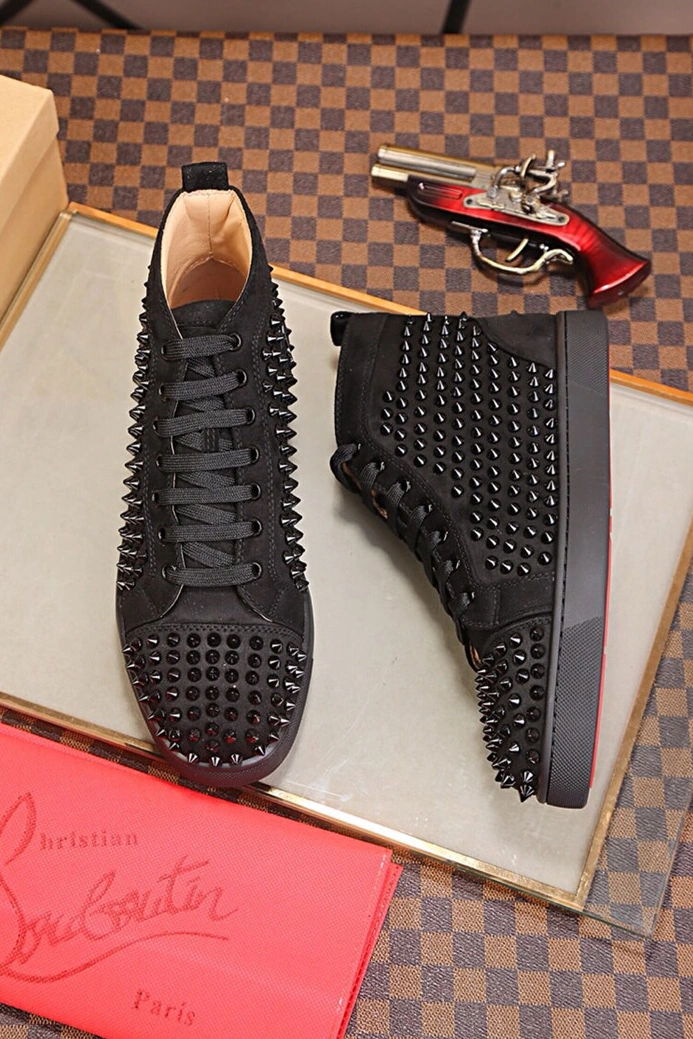 Christian Louboutin High Tops Shoes For Men Trendsetting 4370