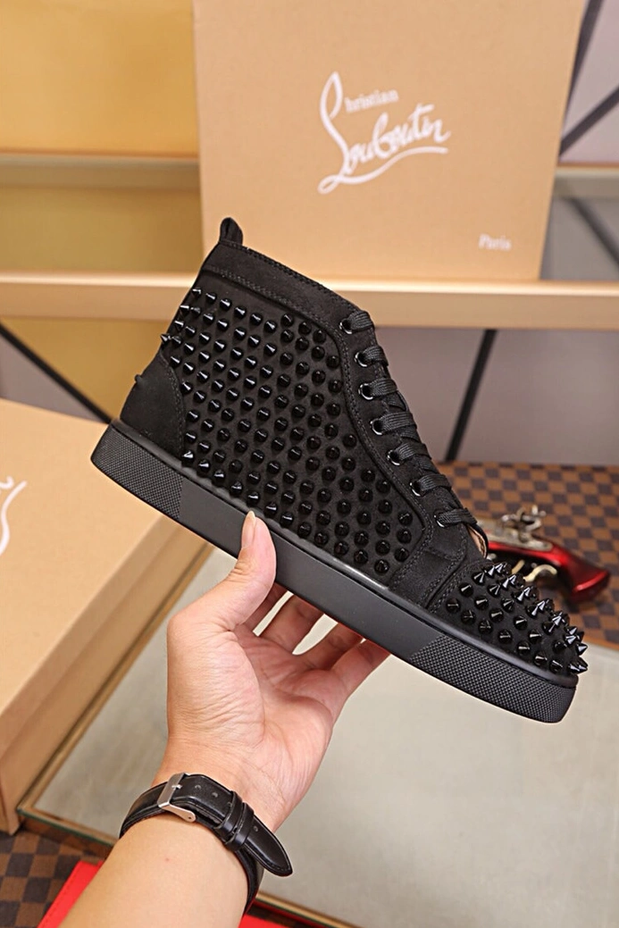 Christian Louboutin High Tops Shoes For Men Trendsetting 4370
