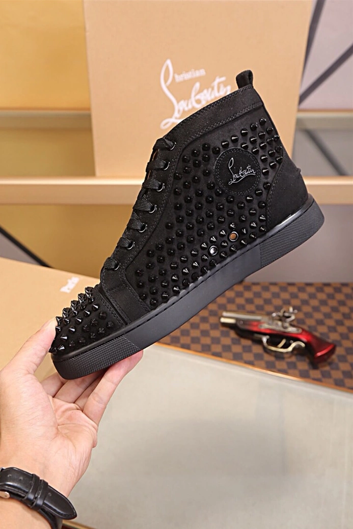 Christian Louboutin High Tops Shoes For Men Trendsetting 4370