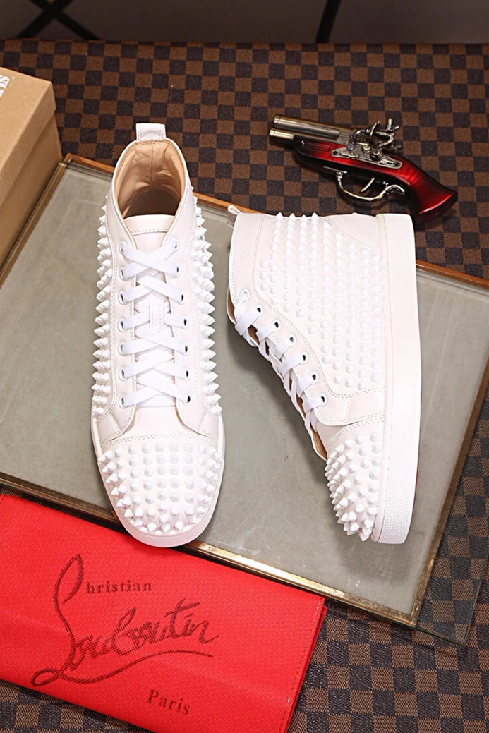 Christian Louboutin High Tops Shoes For Men Vibrant 3915