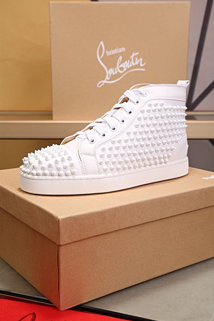 Christian Louboutin High Tops Shoes For Men Vibrant 3915