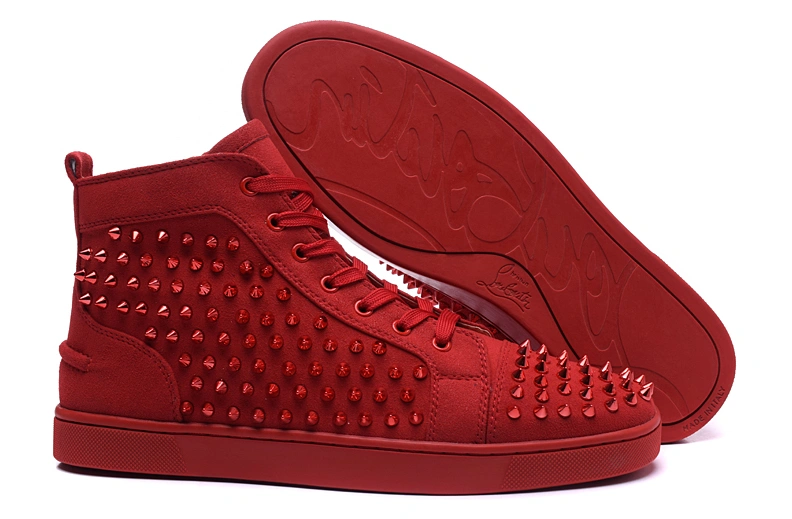 Christian Louboutin High Tops Shoes For Men Vibrant 9458
