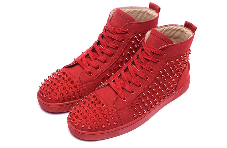 Christian Louboutin High Tops Shoes For Men Vibrant 9458