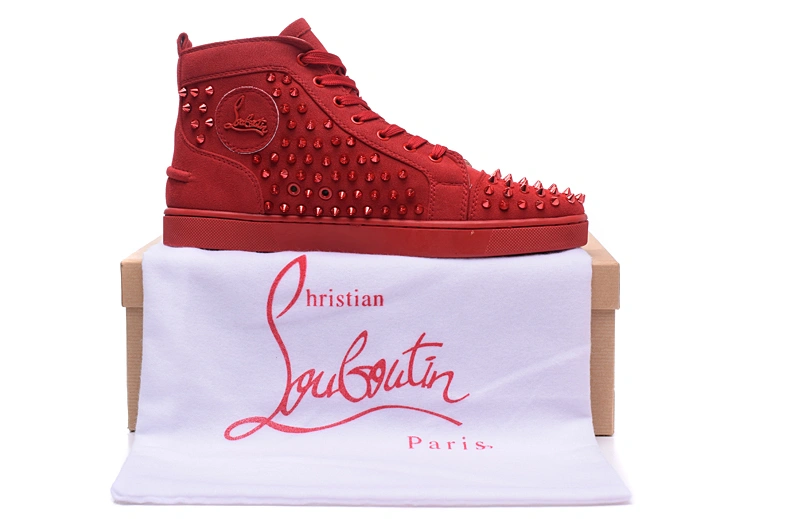 Christian Louboutin High Tops Shoes For Men Vibrant 9458
