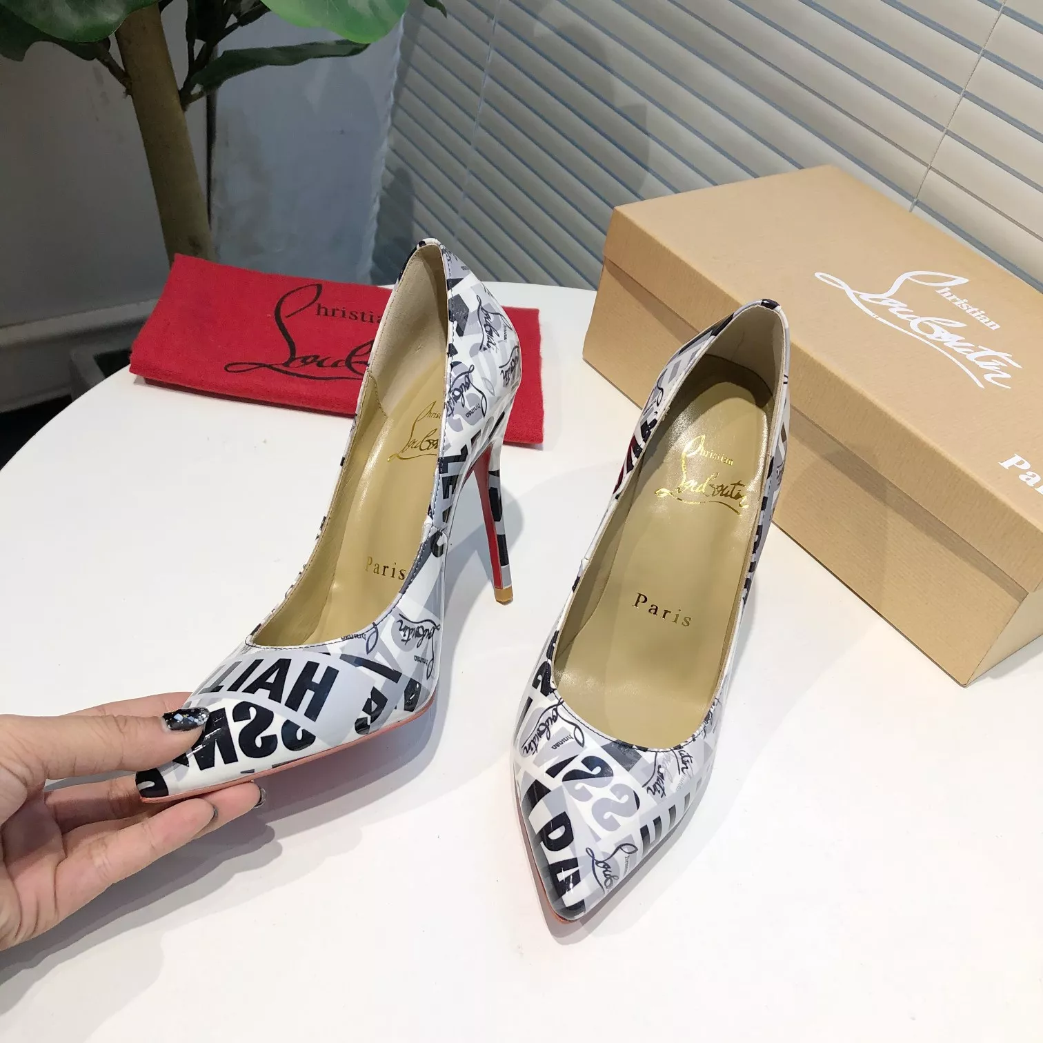 Christian Louboutin High-heeled shoes For Women AllSeason 2935