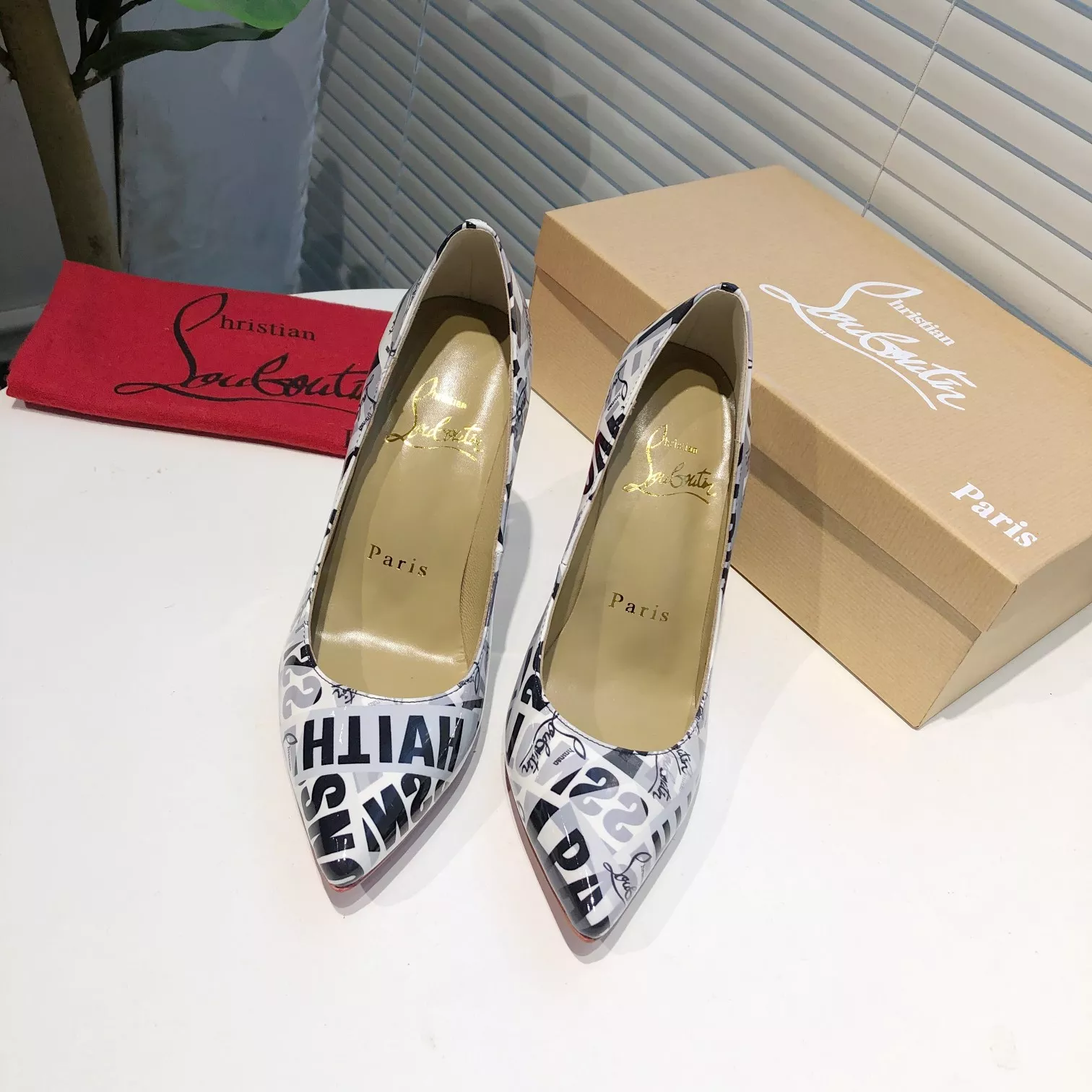 Christian Louboutin High-heeled shoes For Women AllSeason 2935