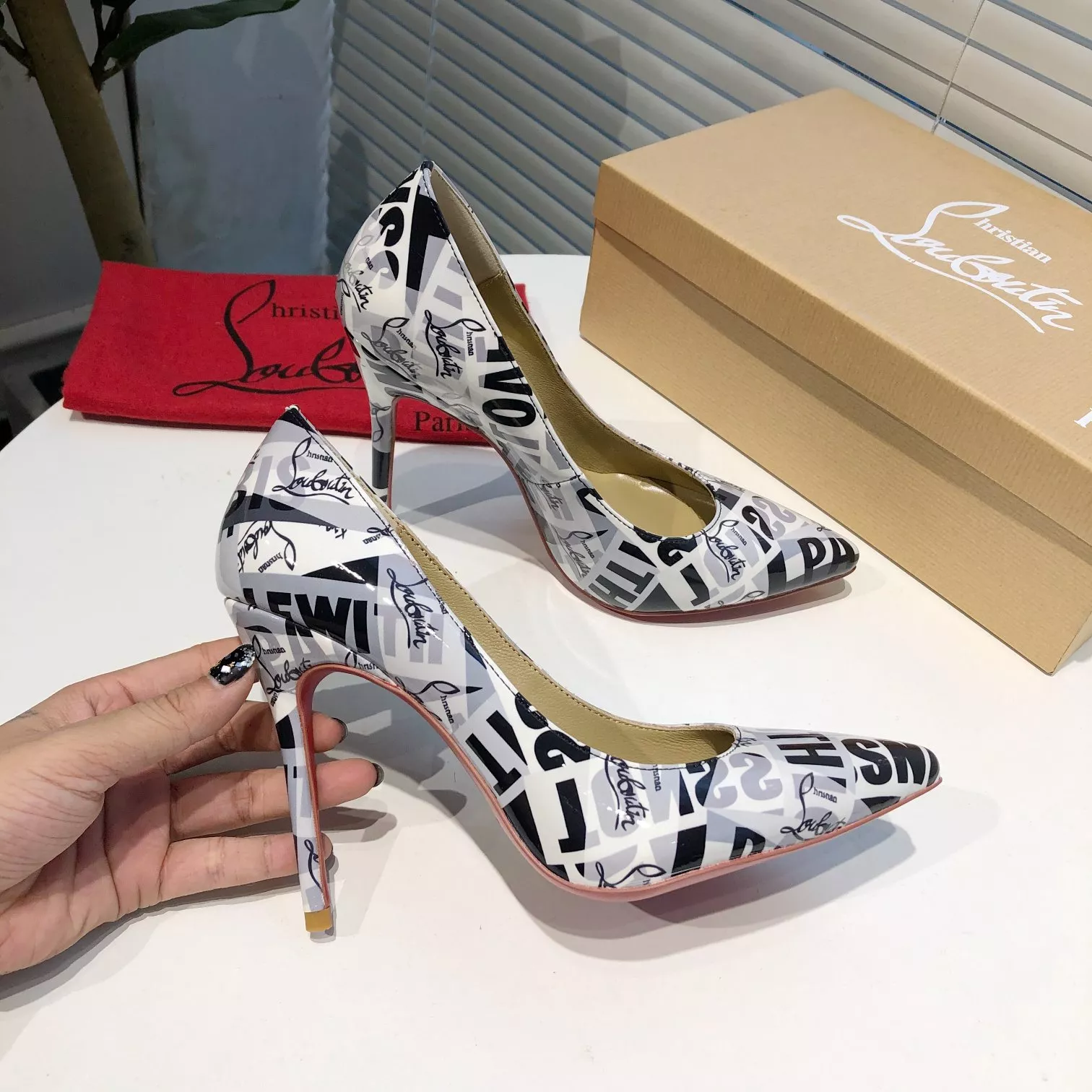 Christian Louboutin High-heeled shoes For Women AllSeason 2935
