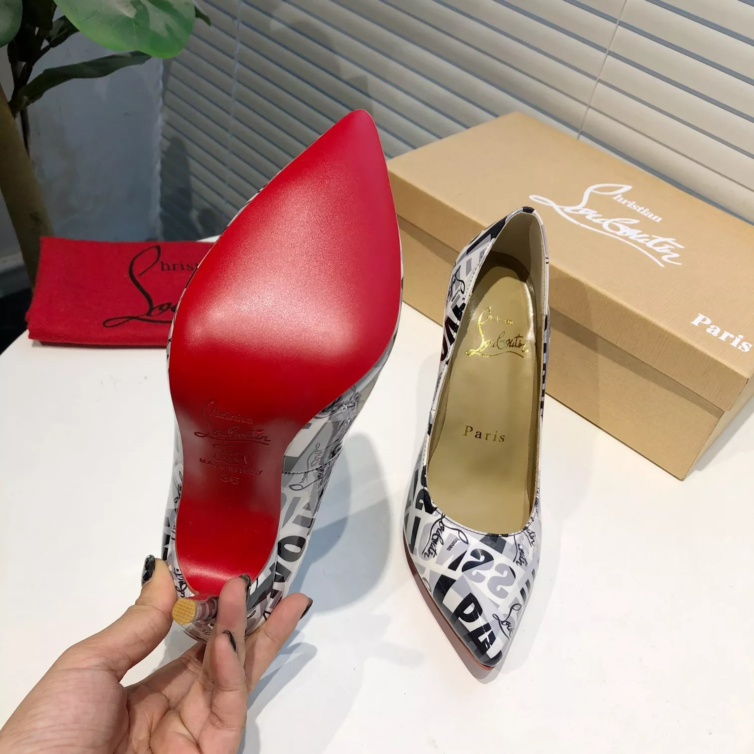 Christian Louboutin High-heeled shoes For Women AllSeason 2935