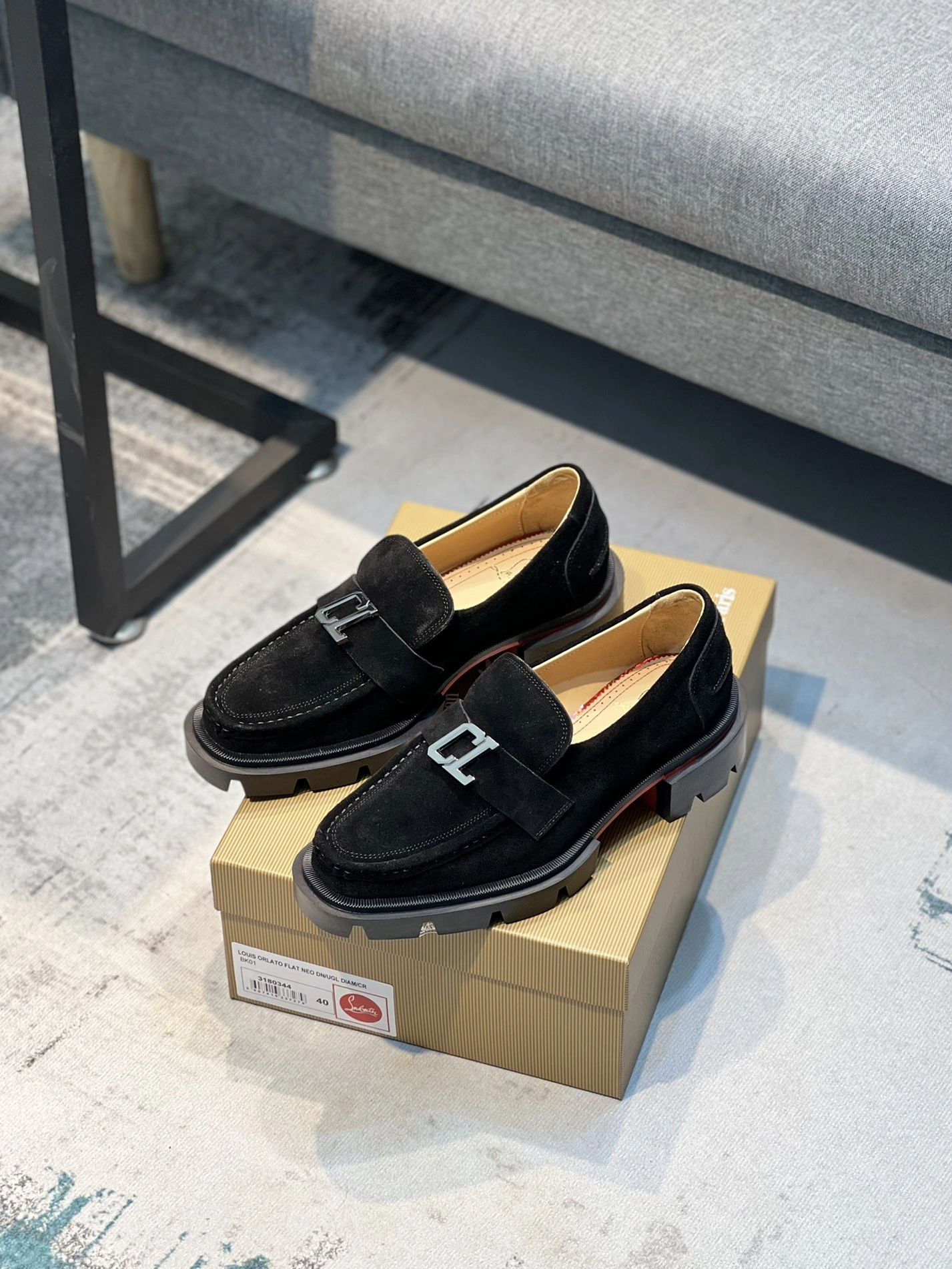 Christian Louboutin Leather Shoes For Men Classic 5142