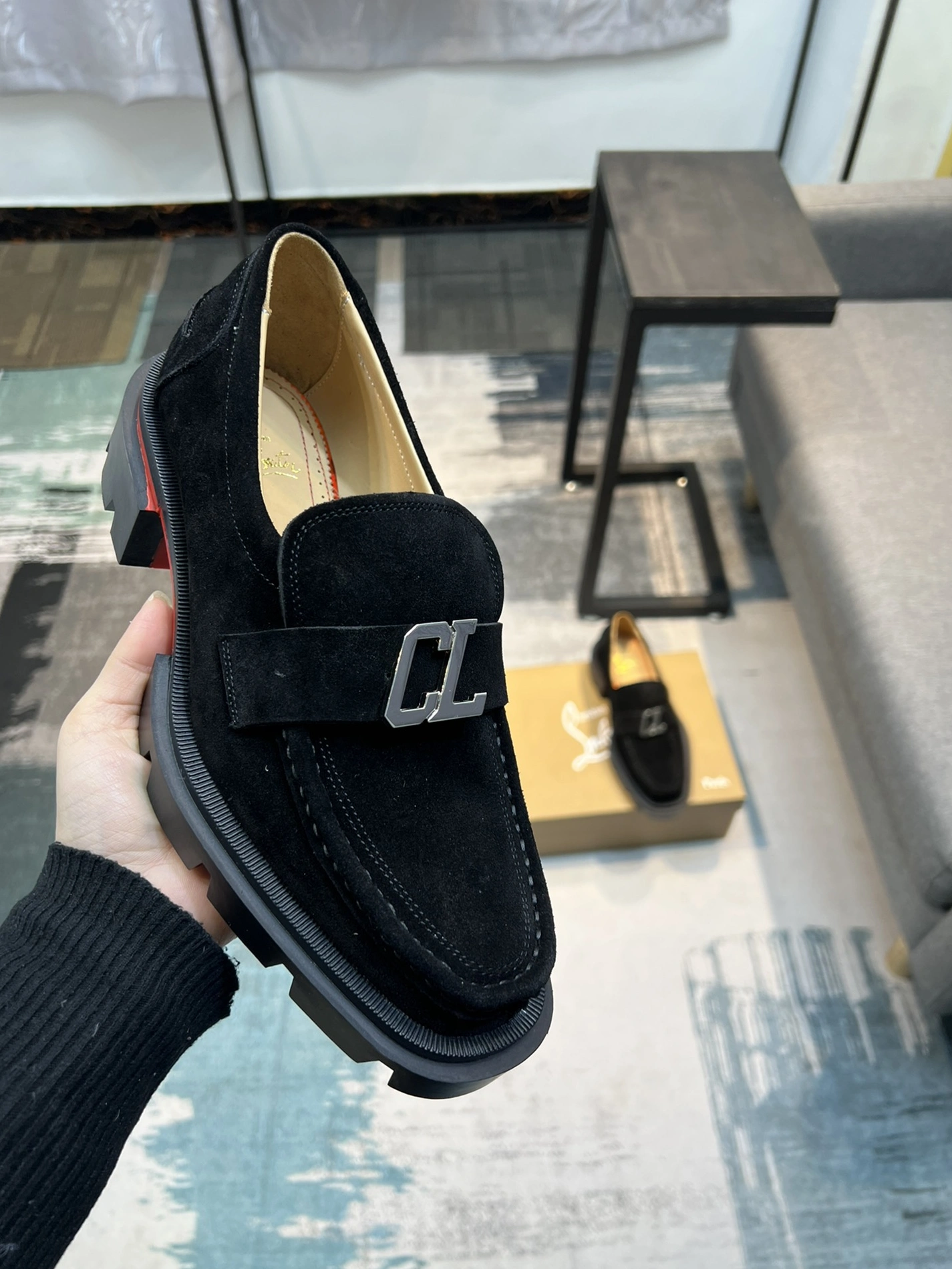 Christian Louboutin Leather Shoes For Men Classic 5142