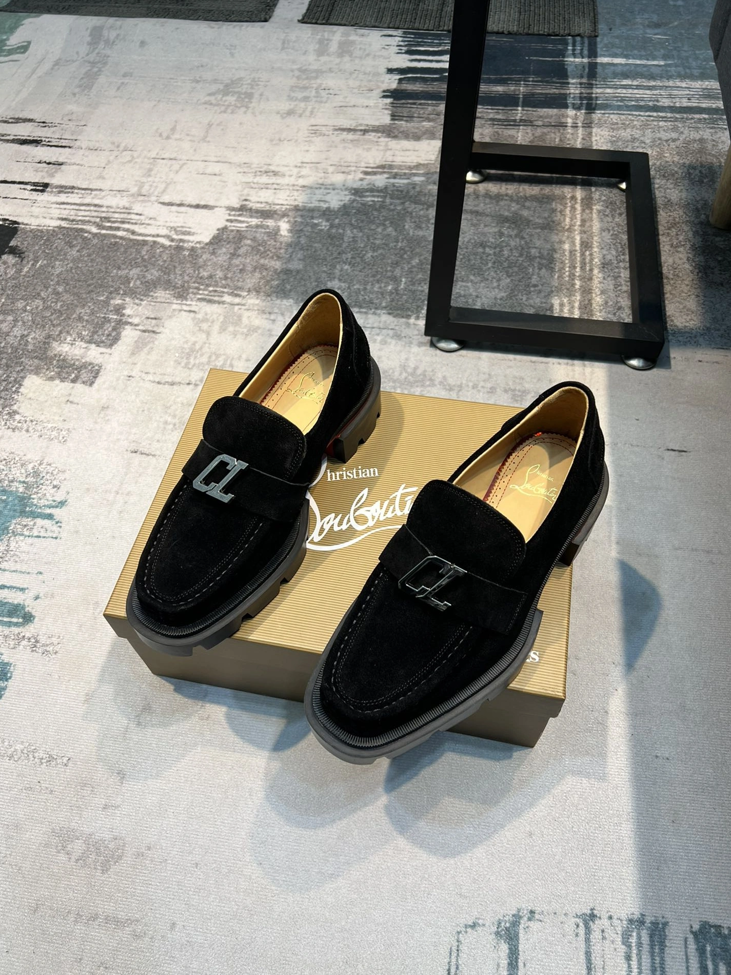 Christian Louboutin Leather Shoes For Men Classic 5142