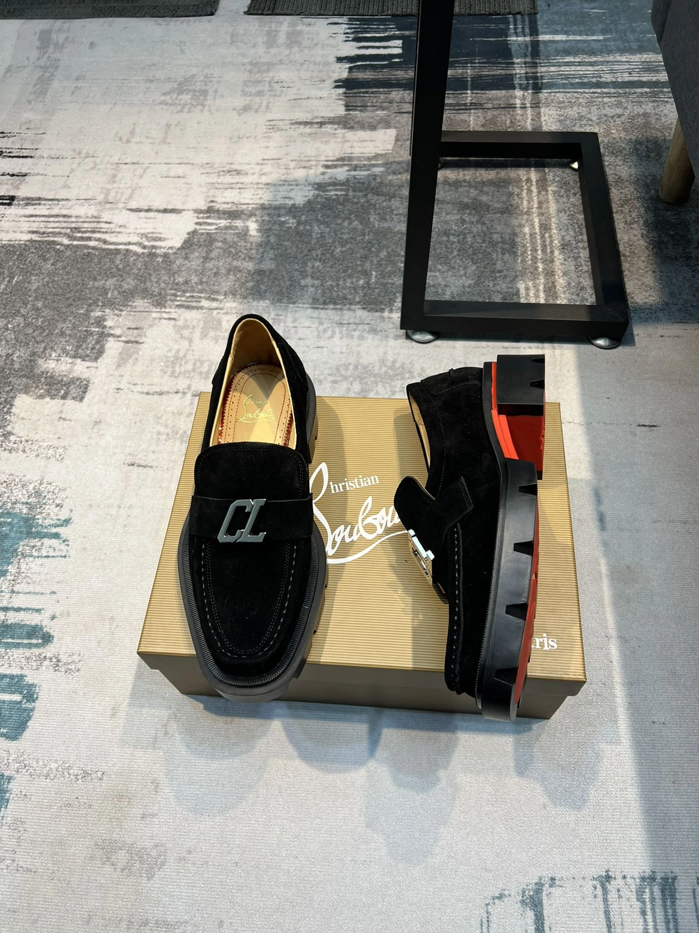Christian Louboutin Leather Shoes For Men Classic 5142