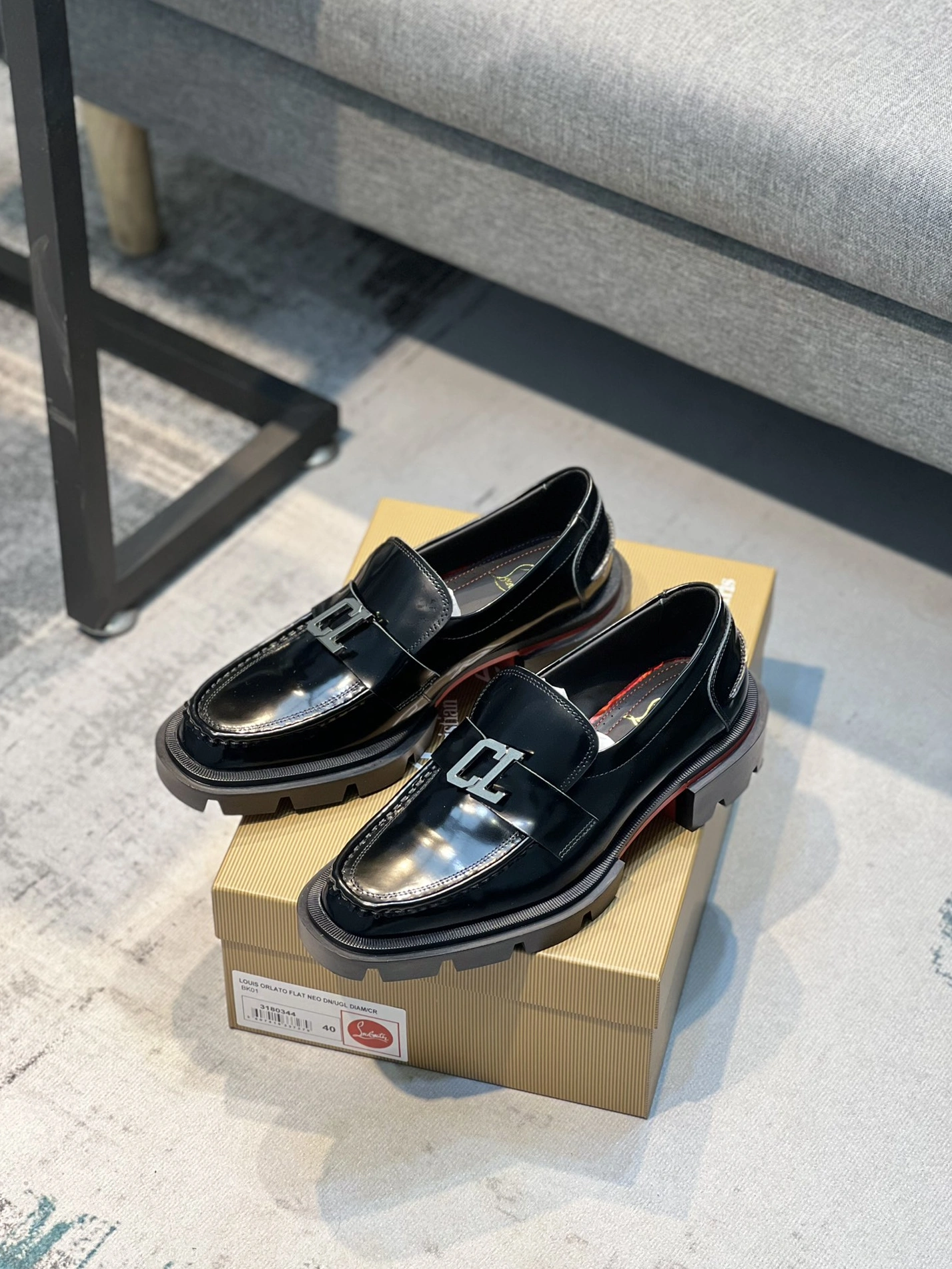 Christian Louboutin Leather Shoes For Men Efficient 385