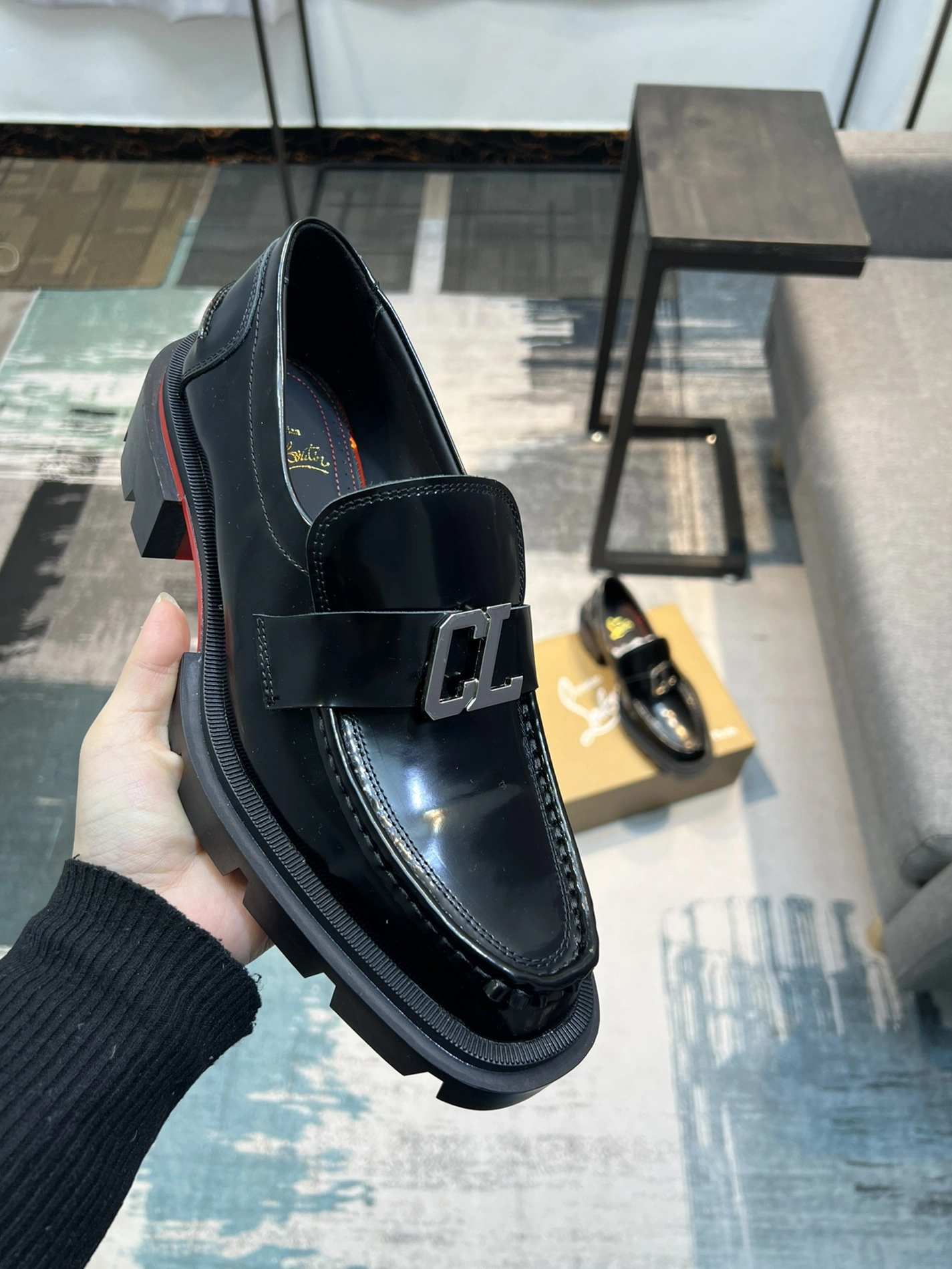Christian Louboutin Leather Shoes For Men Efficient 385