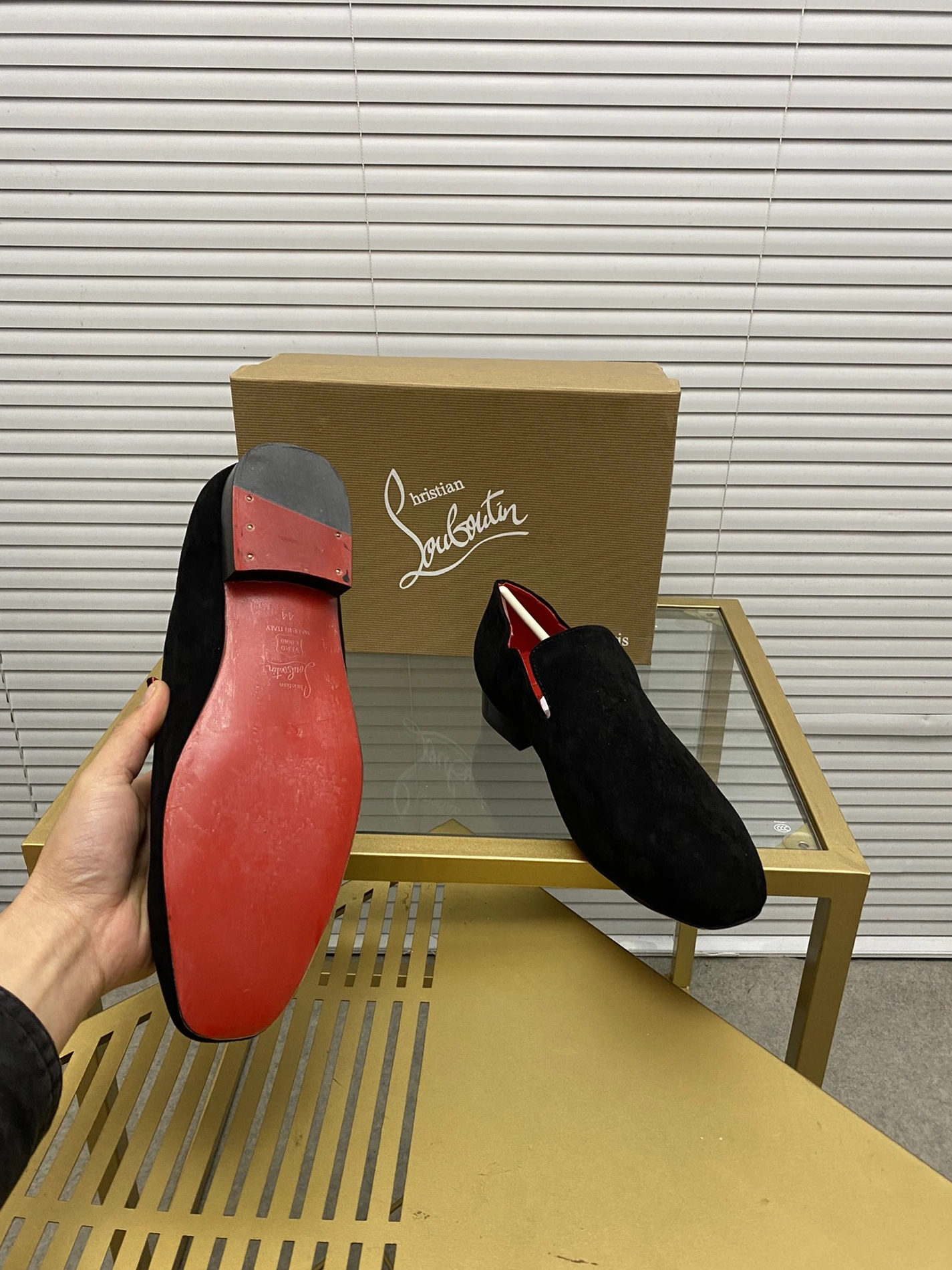 Christian Louboutin Leather Shoes For Men EyeCatching 7863