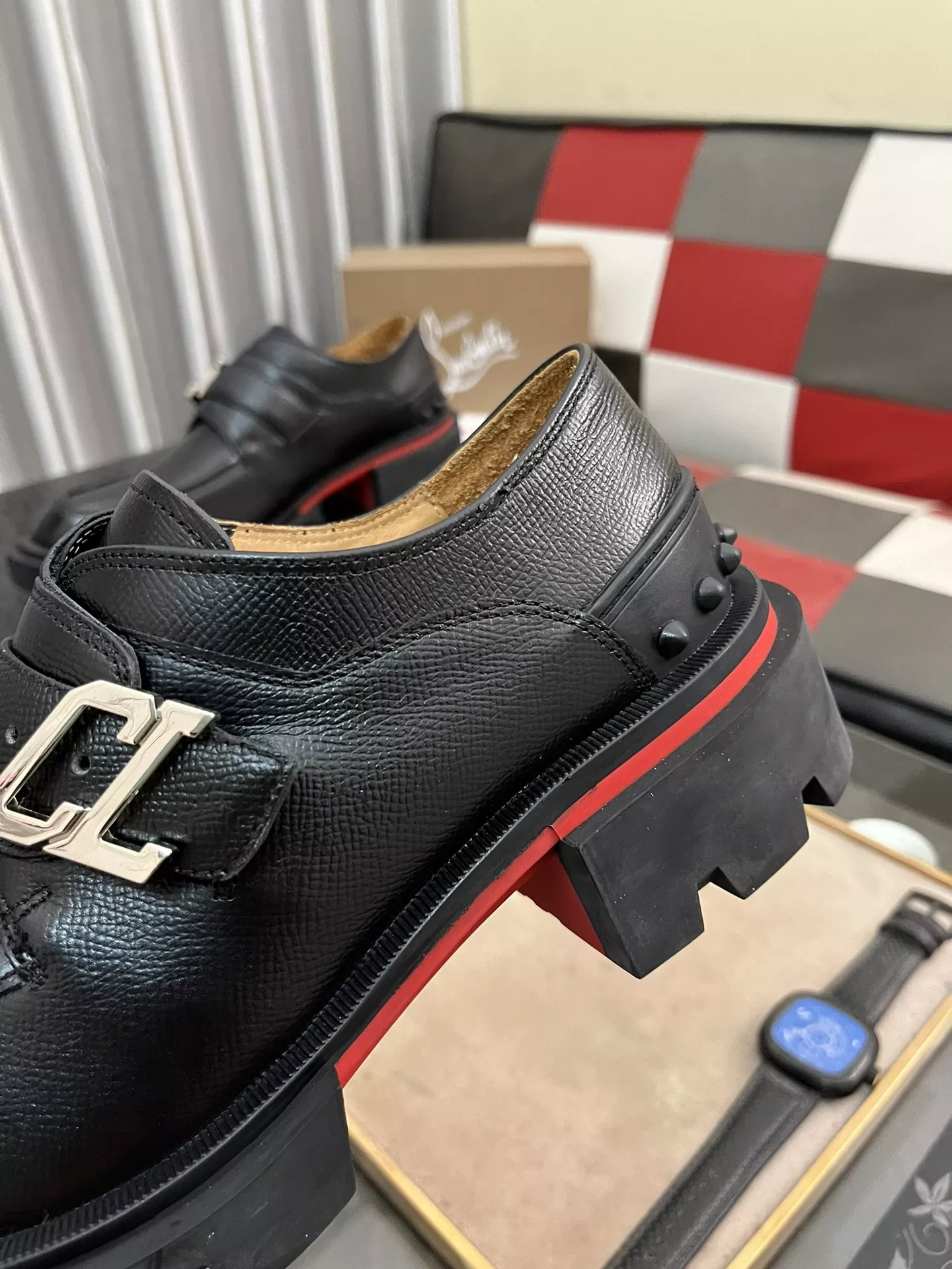Christian Louboutin Leather Shoes For Men GoodFit 6976