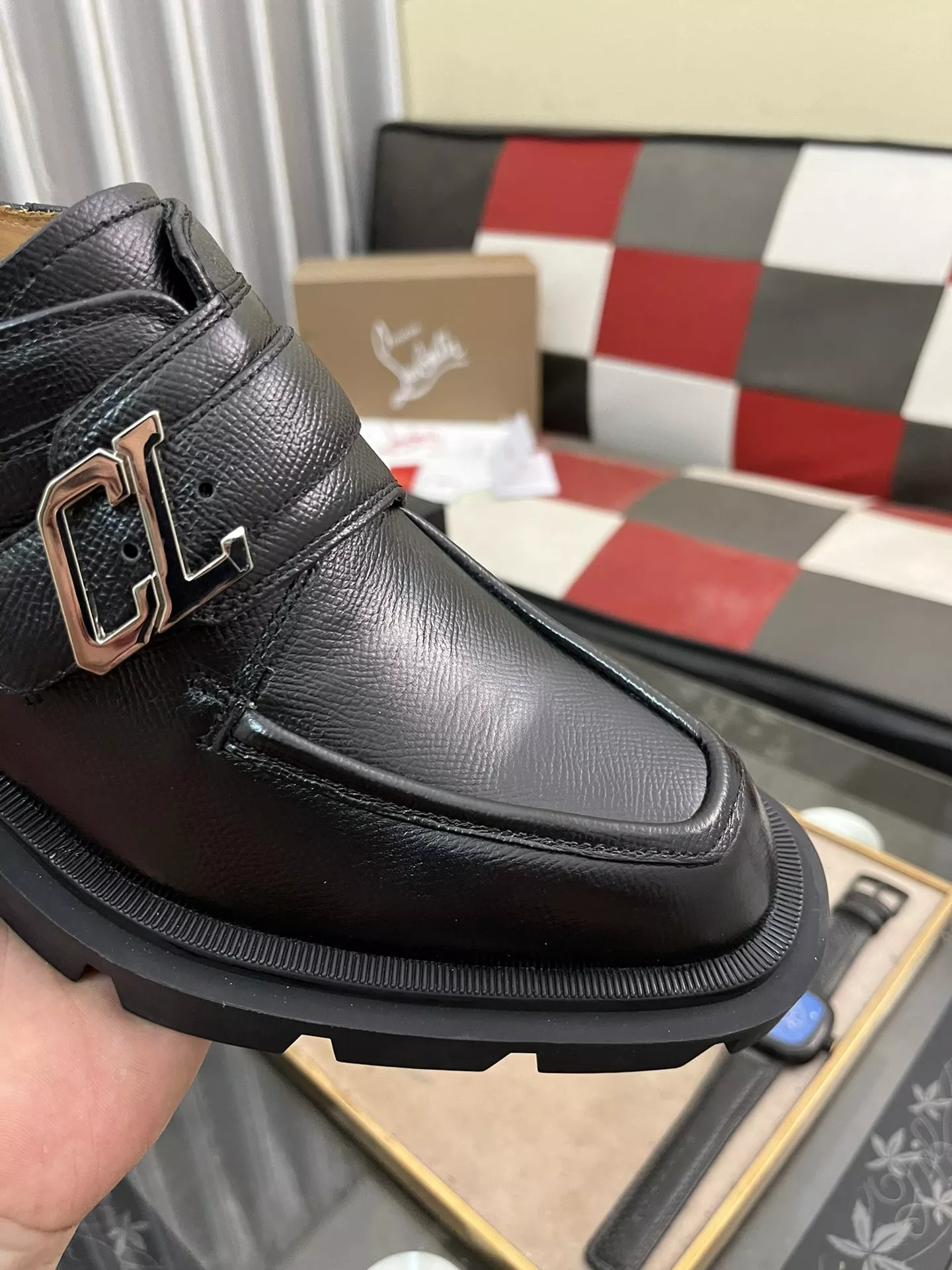 Christian Louboutin Leather Shoes For Men GoodFit 6976