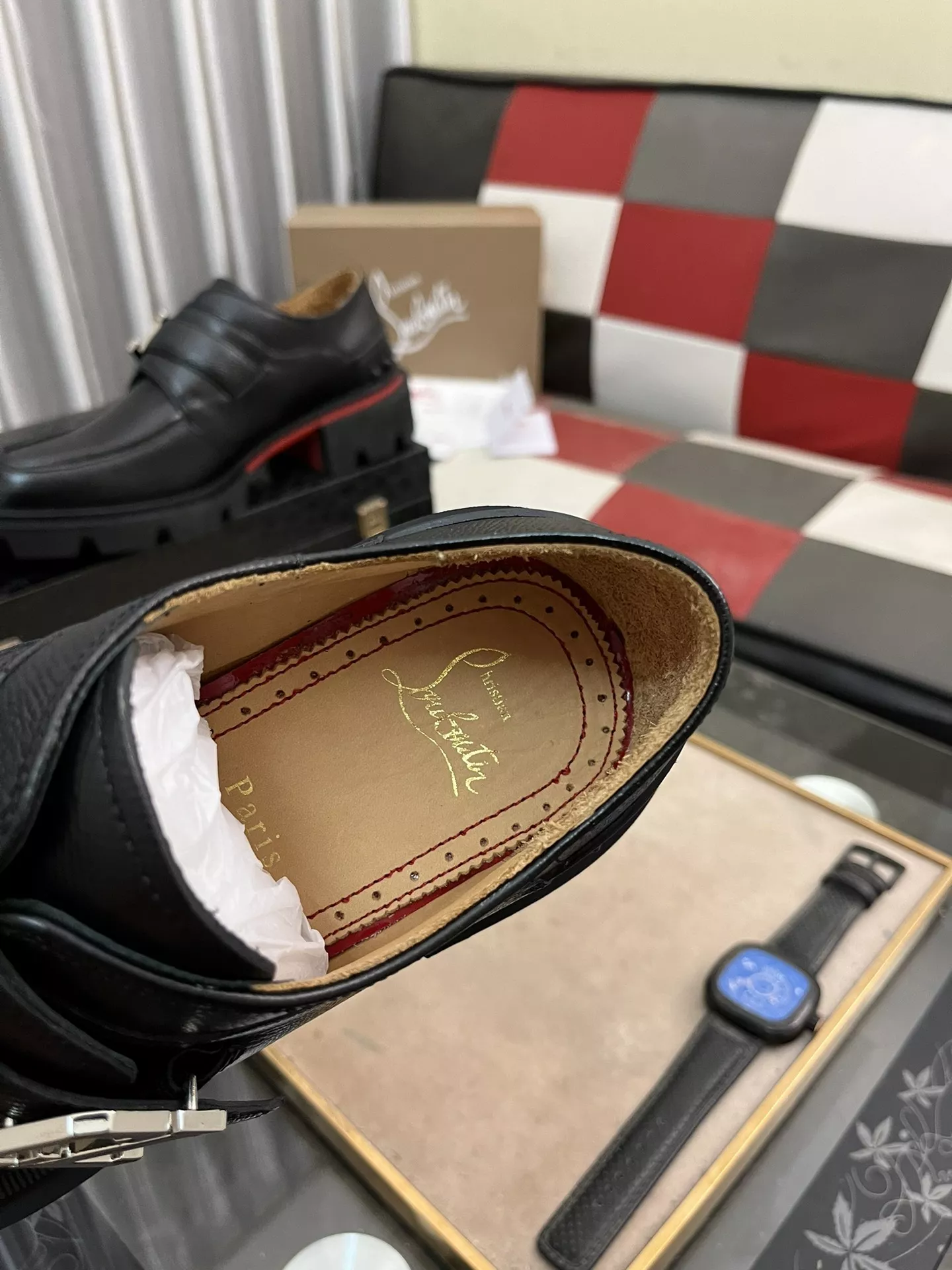 Christian Louboutin Leather Shoes For Men GoodFit 6976