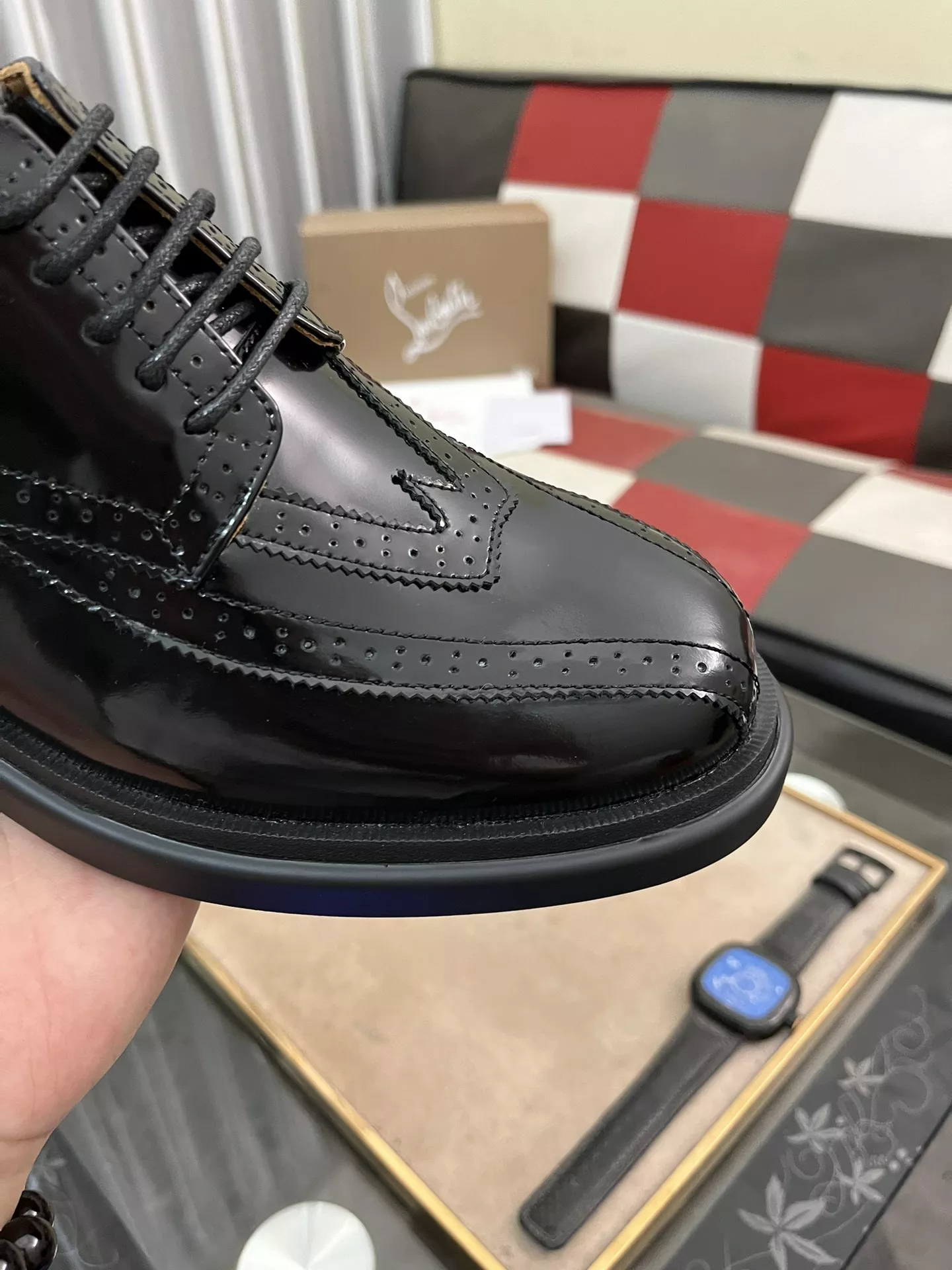 Christian Louboutin Leather Shoes For Men Modern 8050