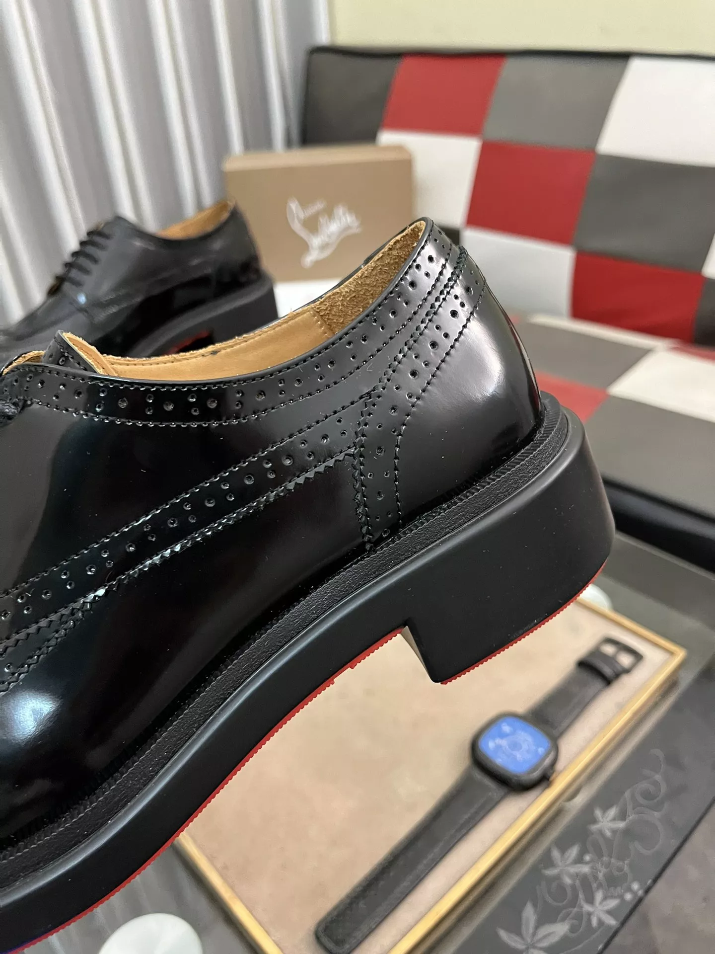 Christian Louboutin Leather Shoes For Men Modern 8050