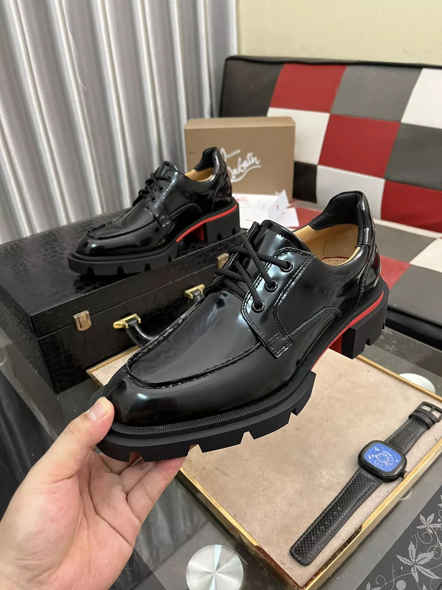 Christian Louboutin Leather Shoes For Men WellDesigned 3651