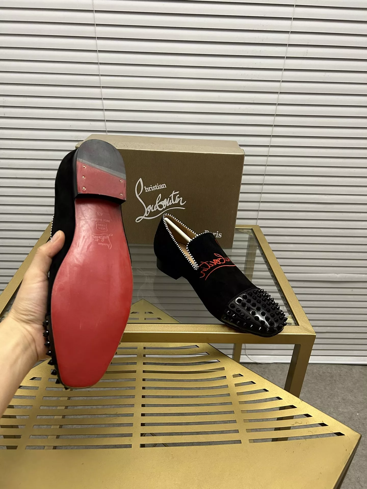 Christian Louboutin Leather Shoes For Women Bold 5661