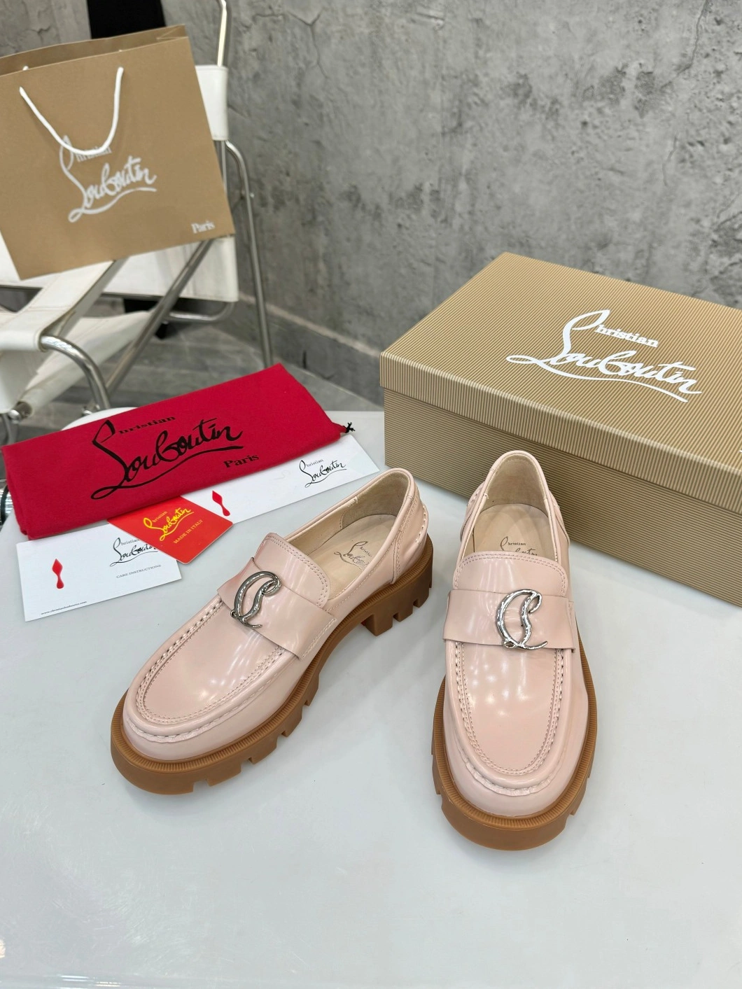 Christian Louboutin Leather Shoes For Women Reliable 8780