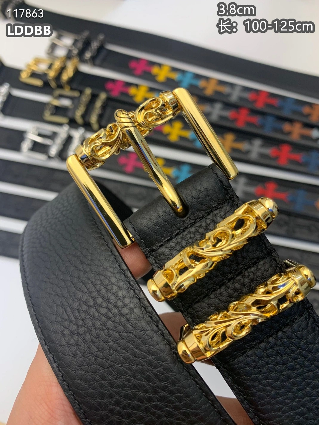 Chrome Hearts AAA Quality Belts For Men Flexible 7085