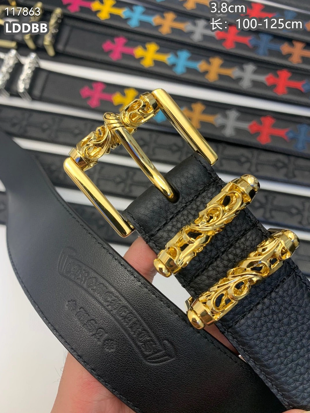 Chrome Hearts AAA Quality Belts For Men Flexible 7085