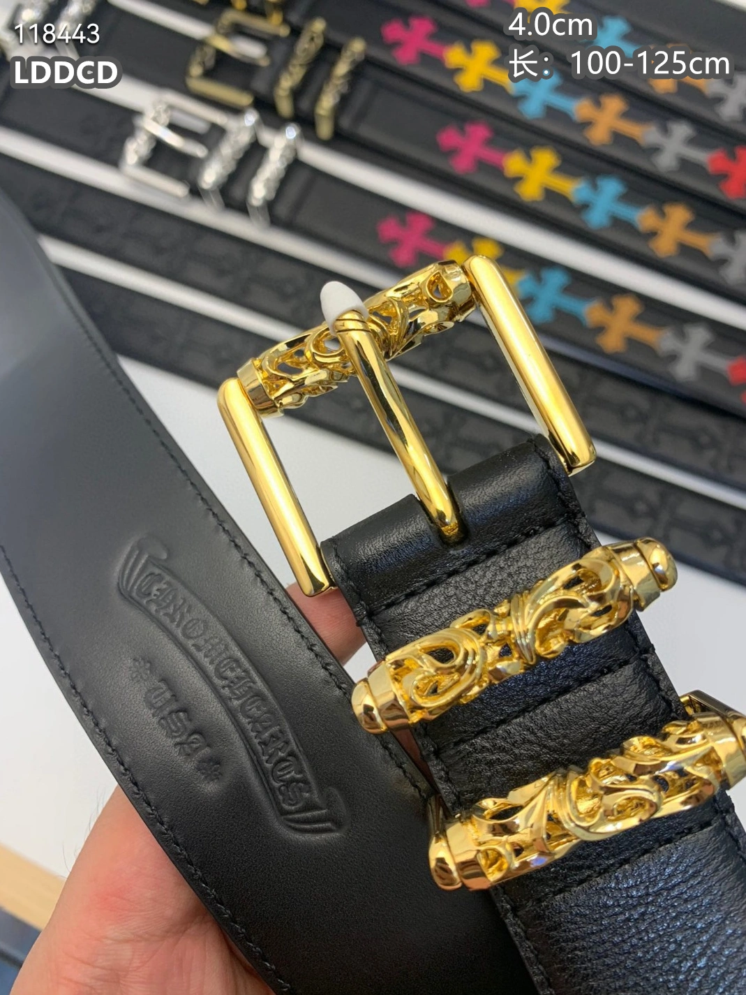 Chrome Hearts AAA Quality Belts For Men Trendy 5345