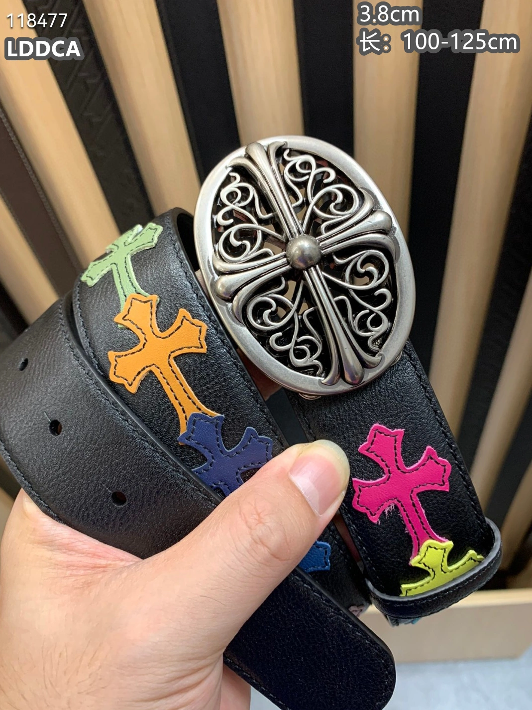 Chrome Hearts AAA Quality Belts For Men Versatile 4439
