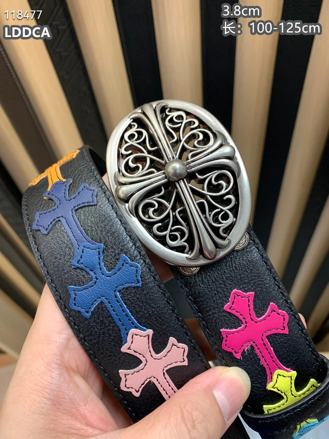 Chrome Hearts AAA Quality Belts For Men Versatile 4439