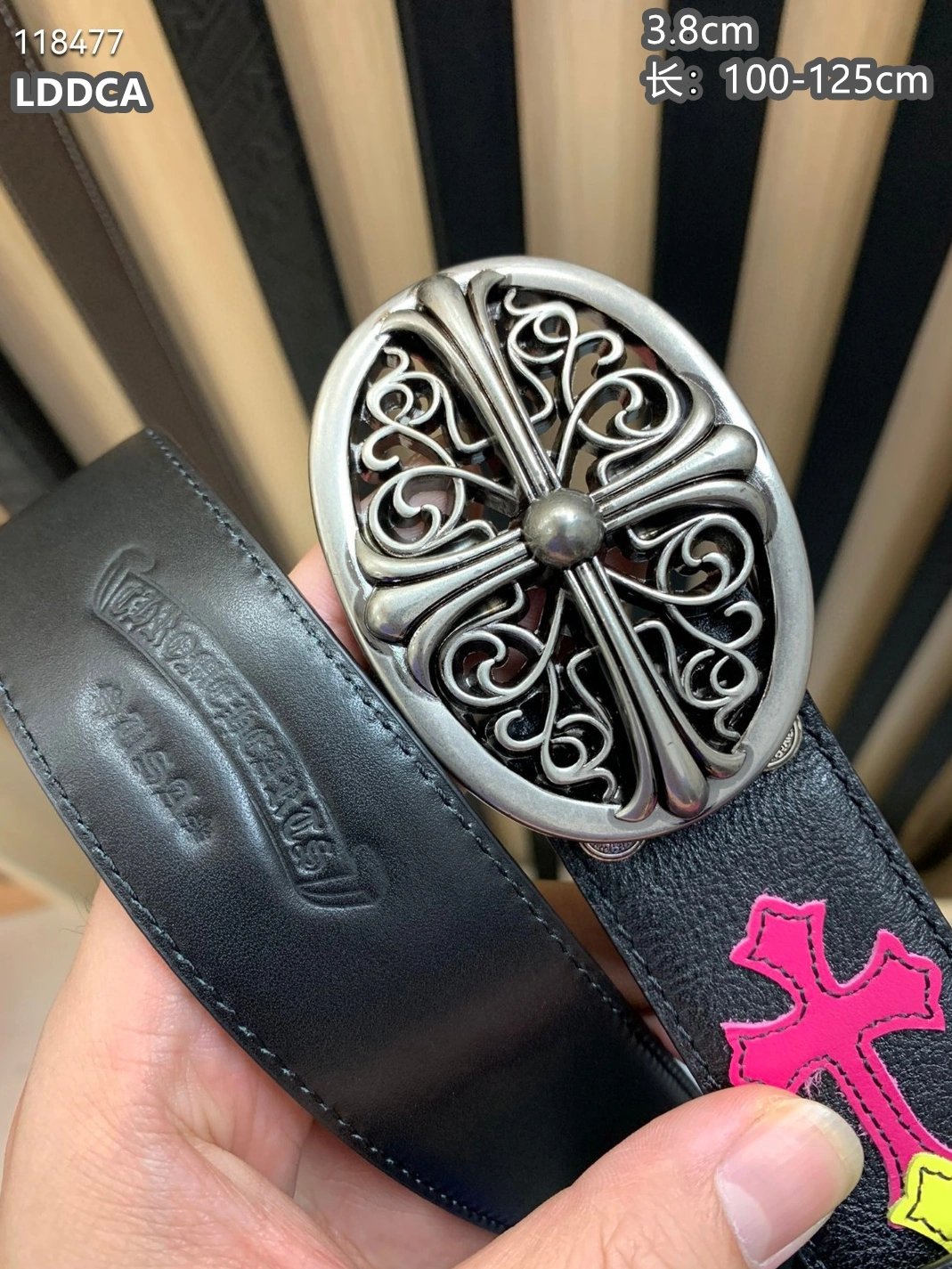 Chrome Hearts AAA Quality Belts For Men Versatile 4439