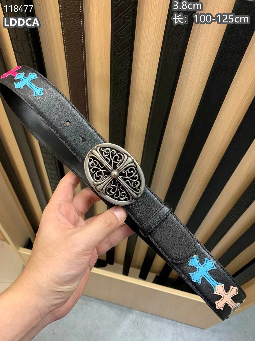 Chrome Hearts AAA Quality Belts For Men Versatile 4439