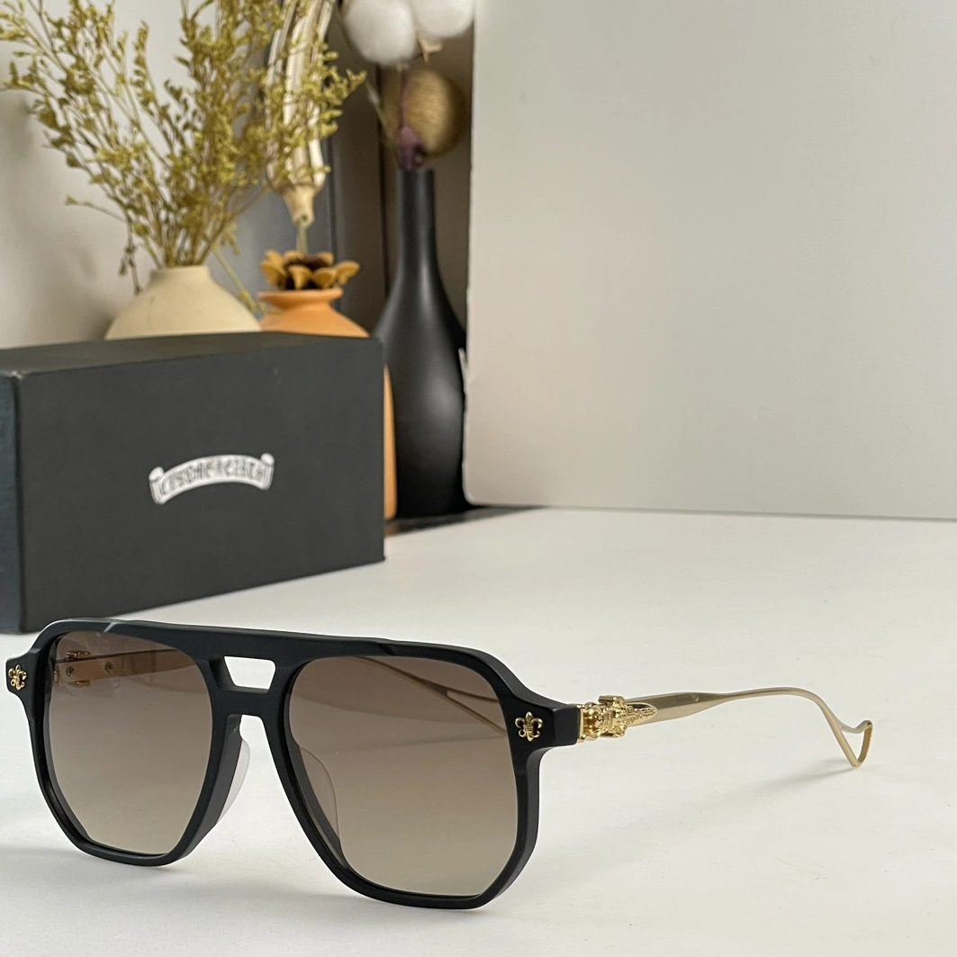 Chrome Hearts AAA Quality Sunglasses Bright 3725