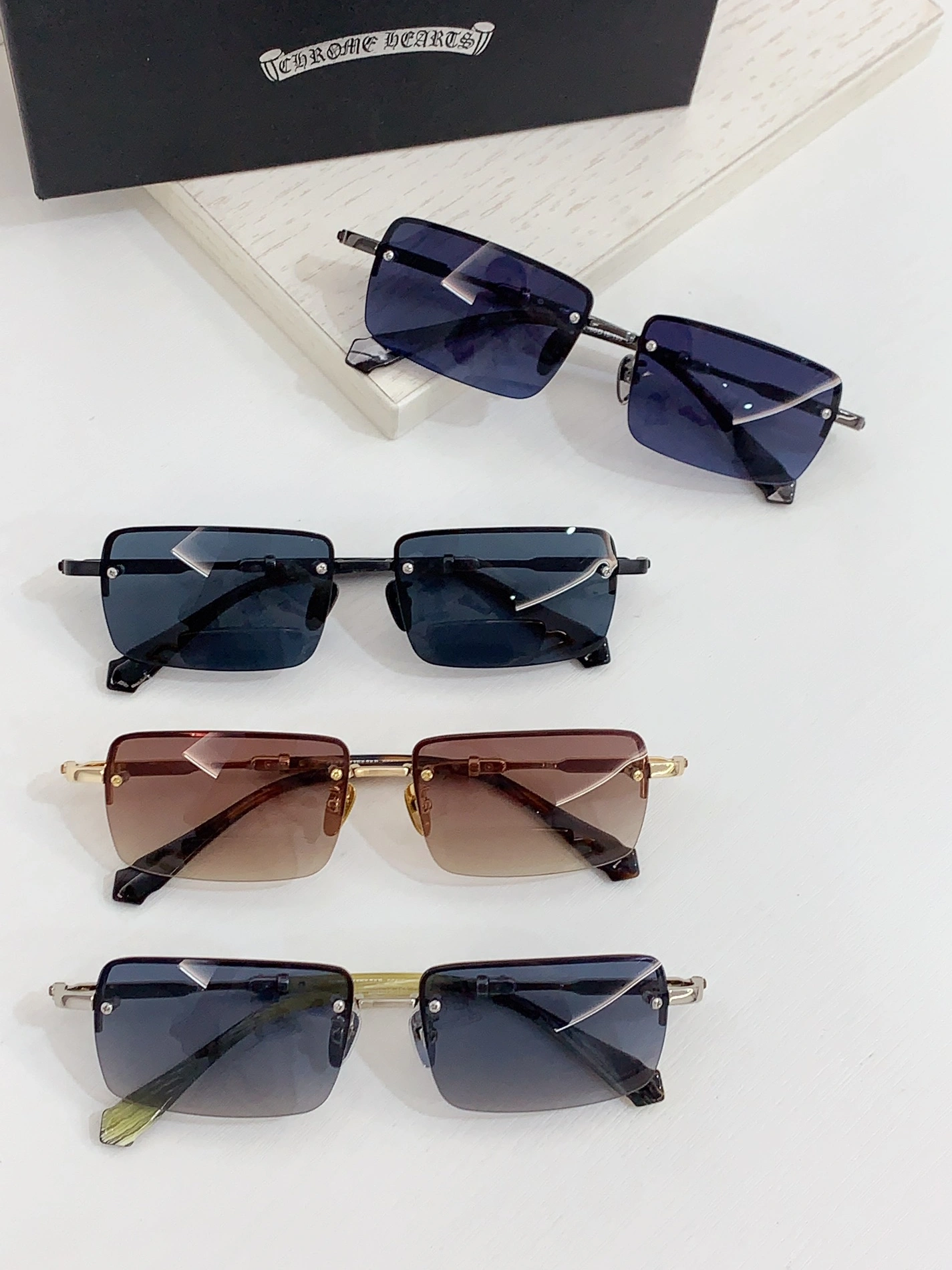 Chrome Hearts AAA Quality Sunglasses Classic 8754