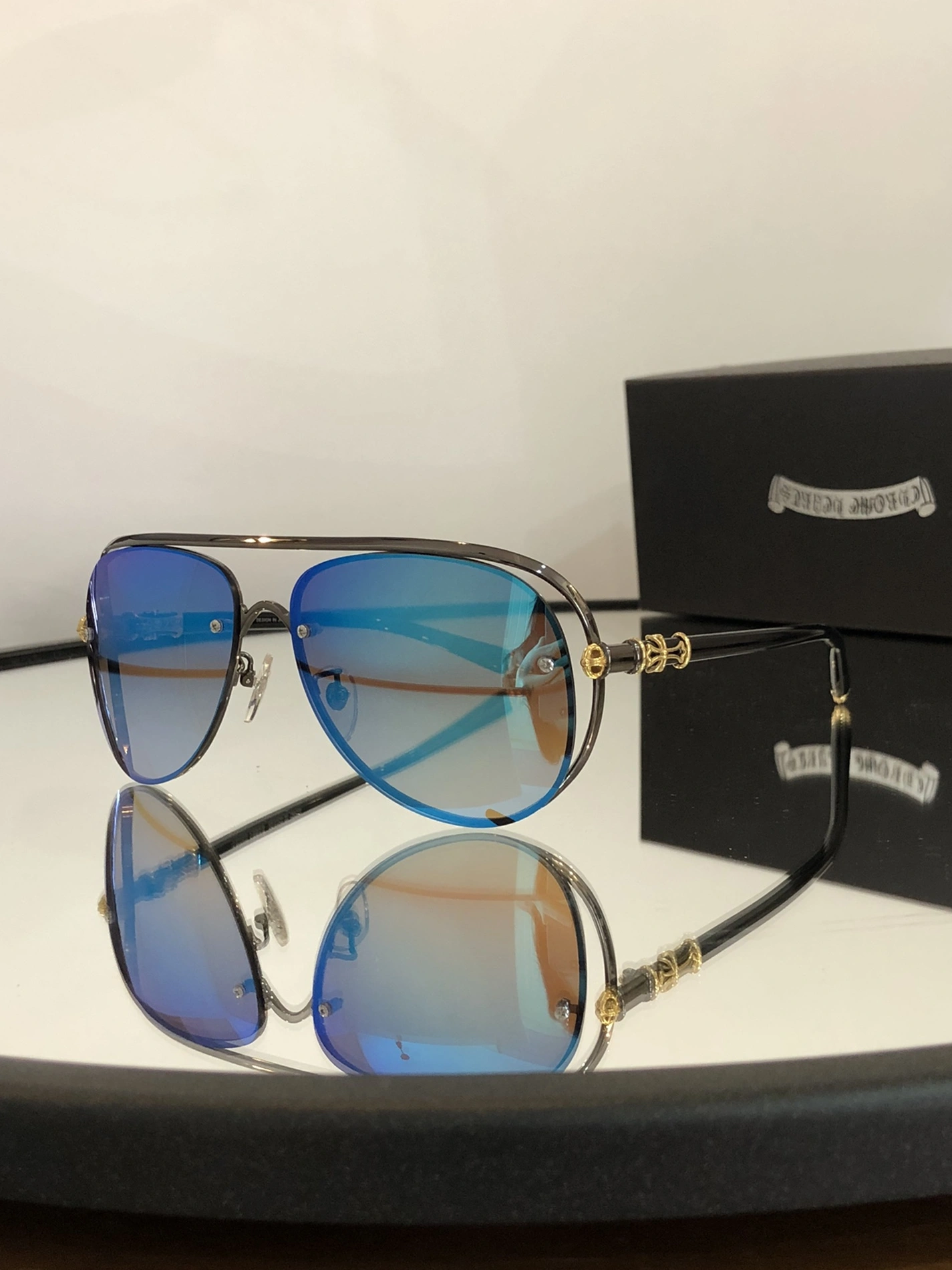 Chrome Hearts AAA Quality Sunglasses Comfortable 3861