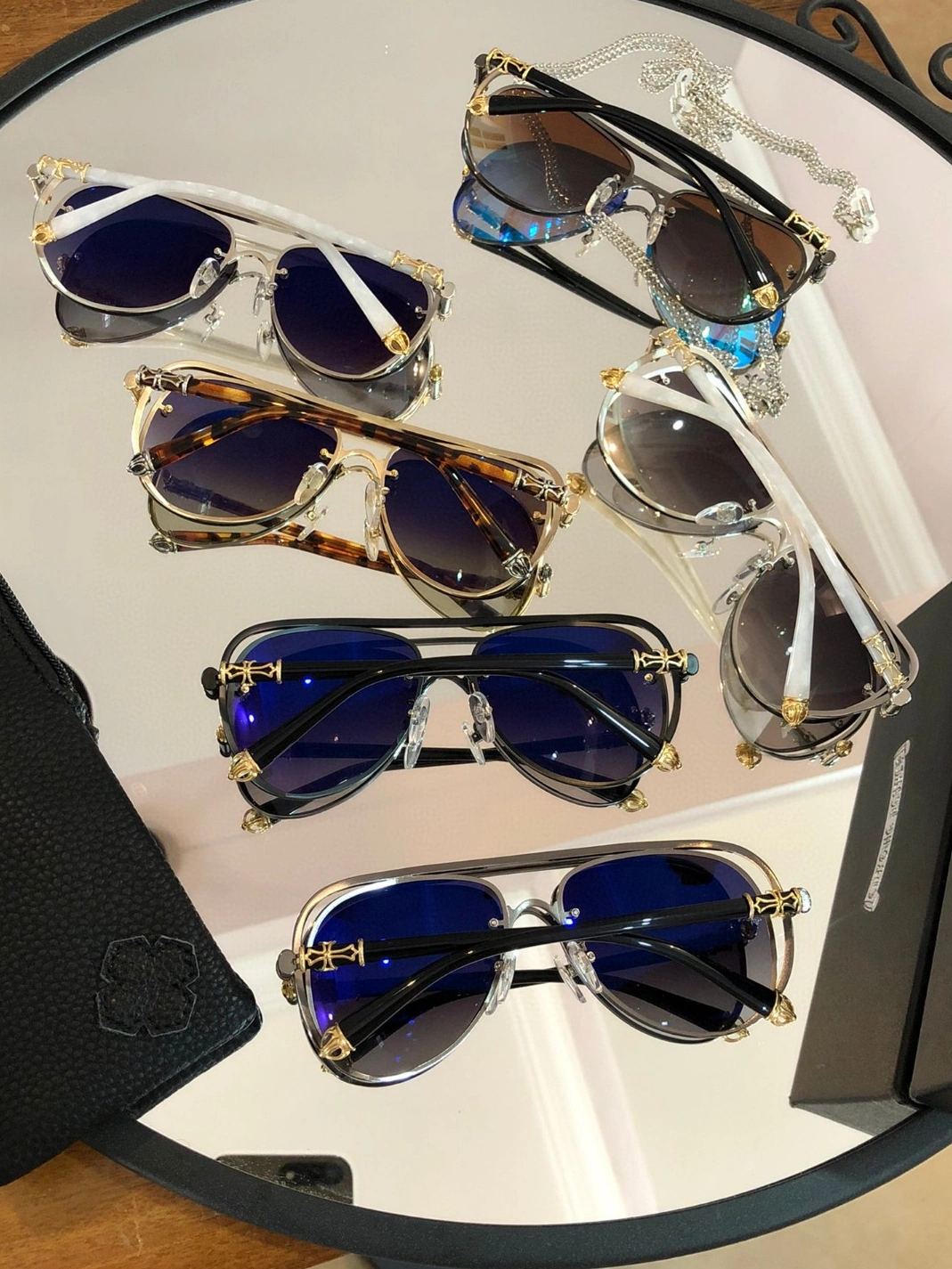 Chrome Hearts AAA Quality Sunglasses Comfortable 3861