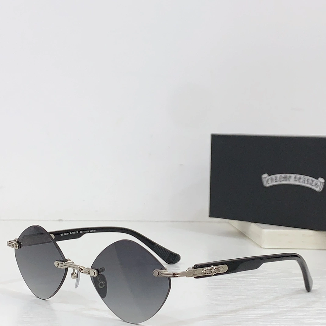 Chrome Hearts AAA Quality Sunglasses Elegant 6045