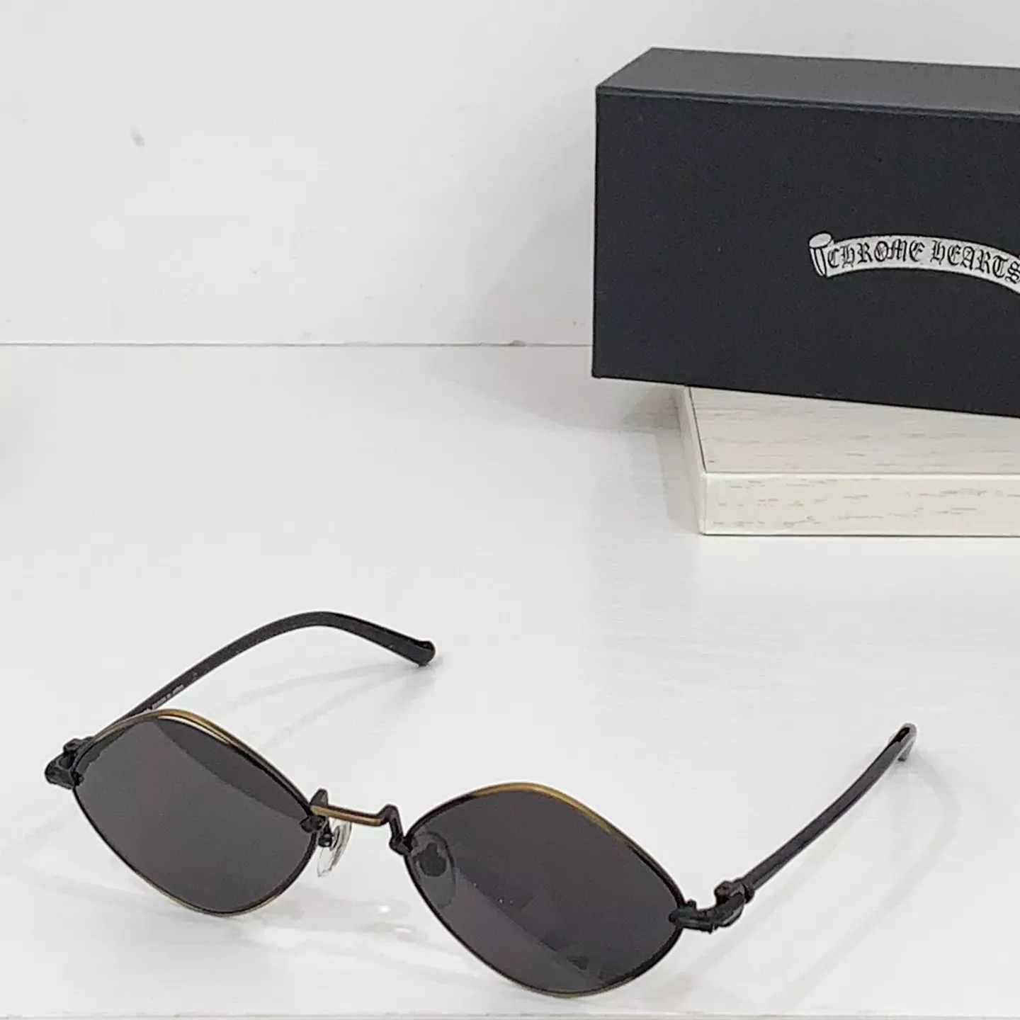 Chrome Hearts AAA Quality Sunglasses Elegant 6161