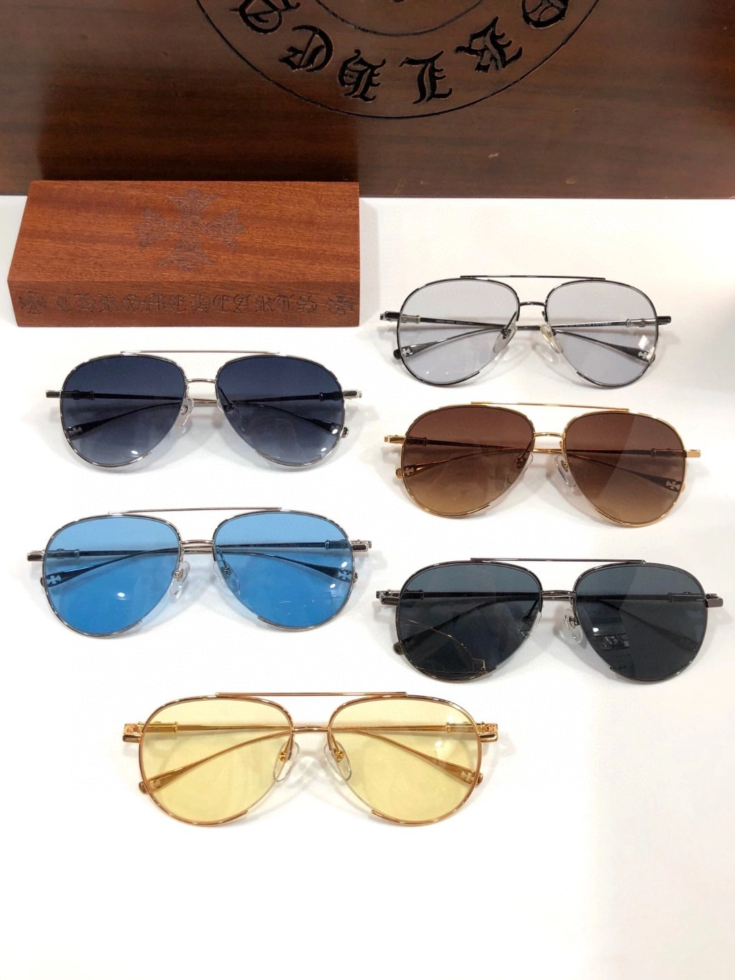 Chrome Hearts AAA Quality Sunglasses GoAnywhere 117