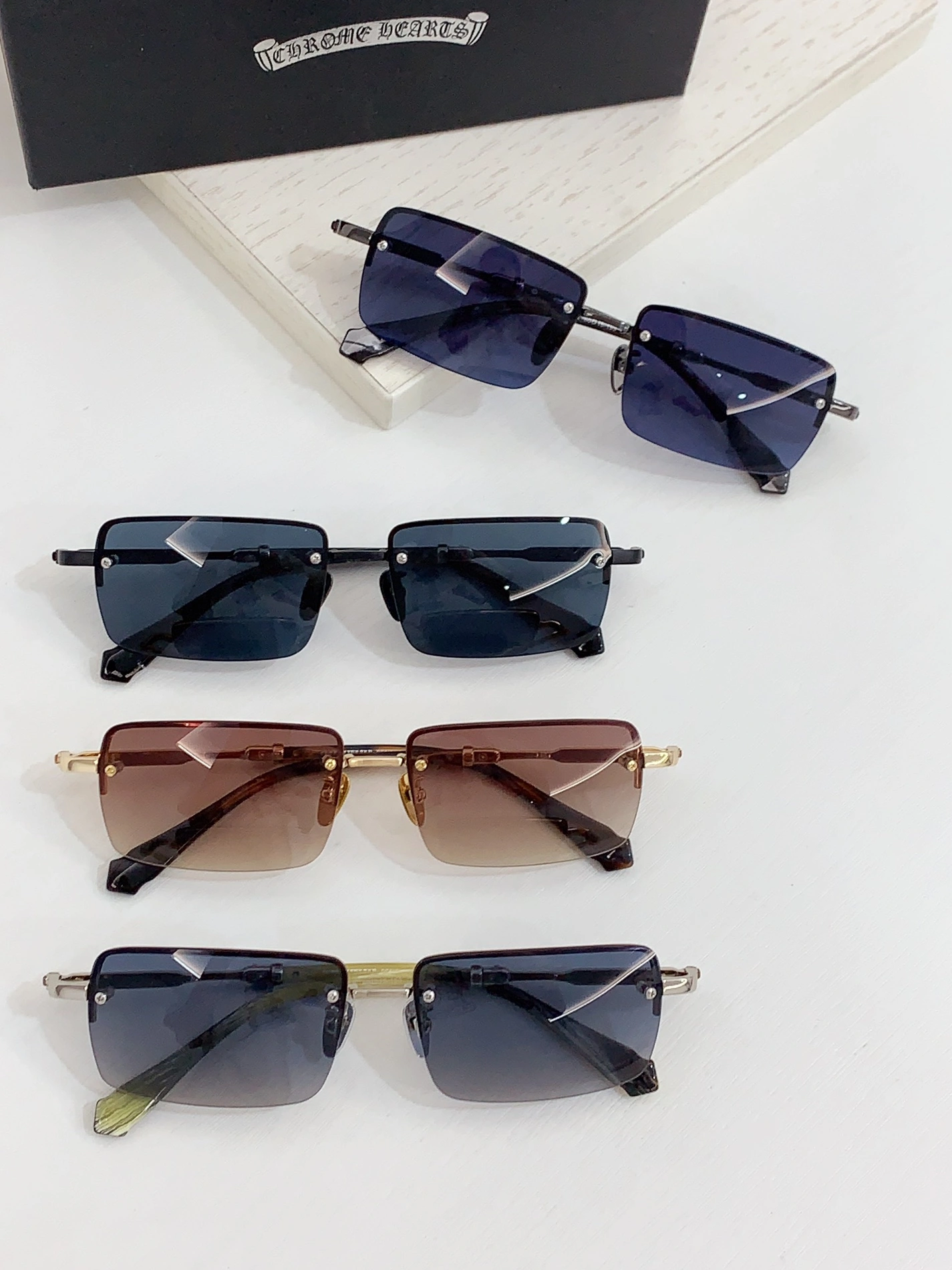 Chrome Hearts AAA Quality Sunglasses Lightweight 2162