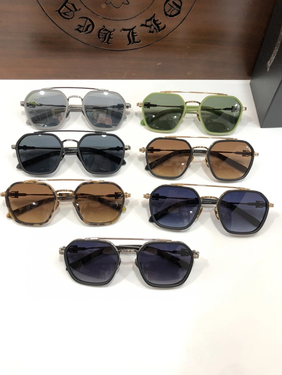 Chrome Hearts AAA Quality Sunglasses Soft 9144