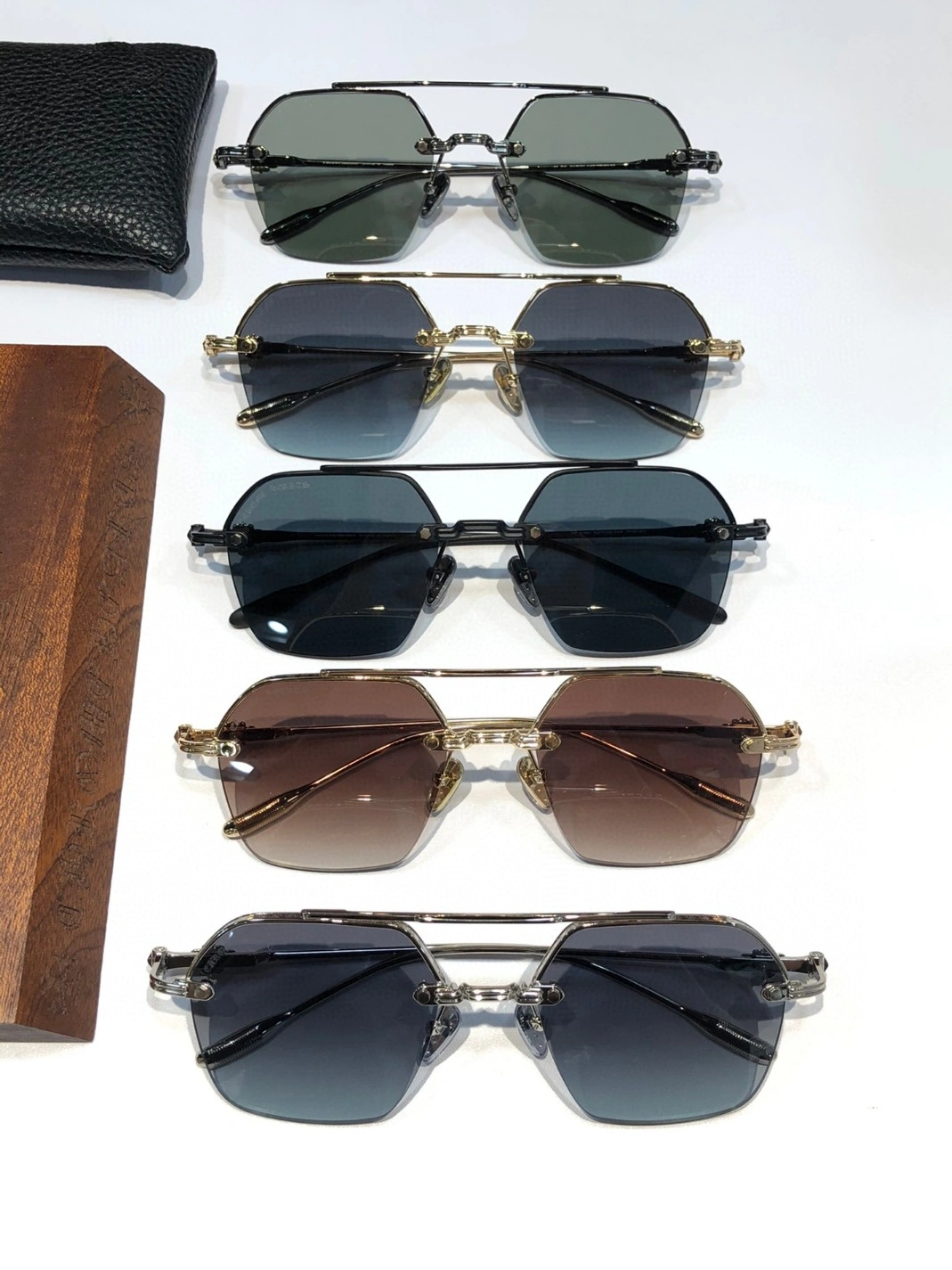 Chrome Hearts AAA Quality Sunglasses Trendy 9819