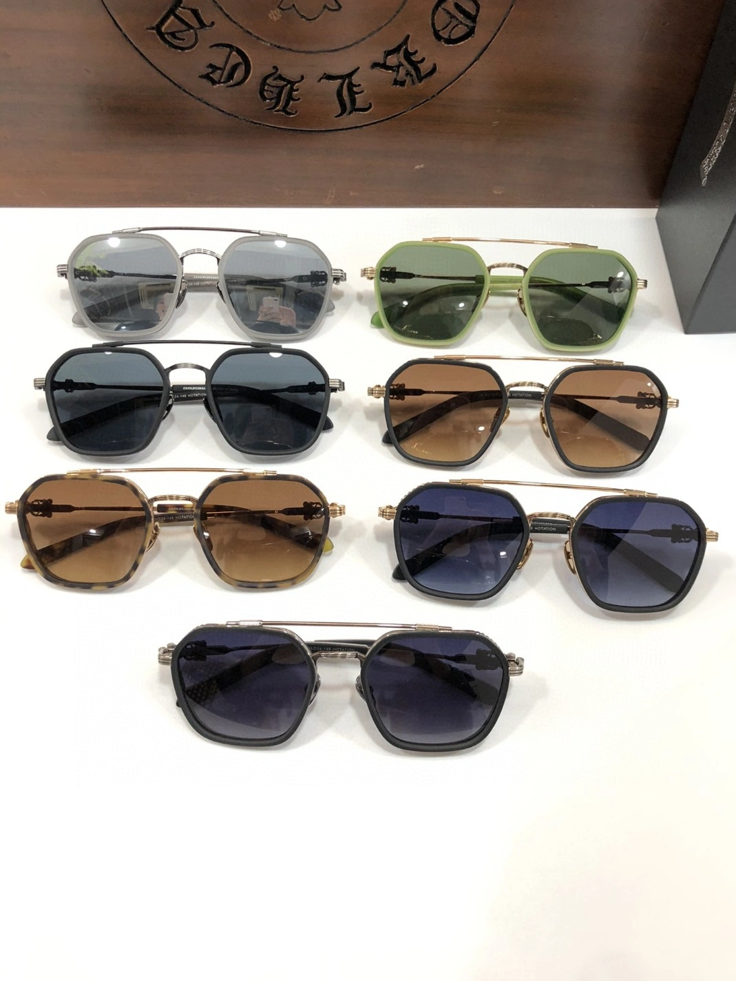 Chrome Hearts AAA Quality Sunglasses Vibrant 5420