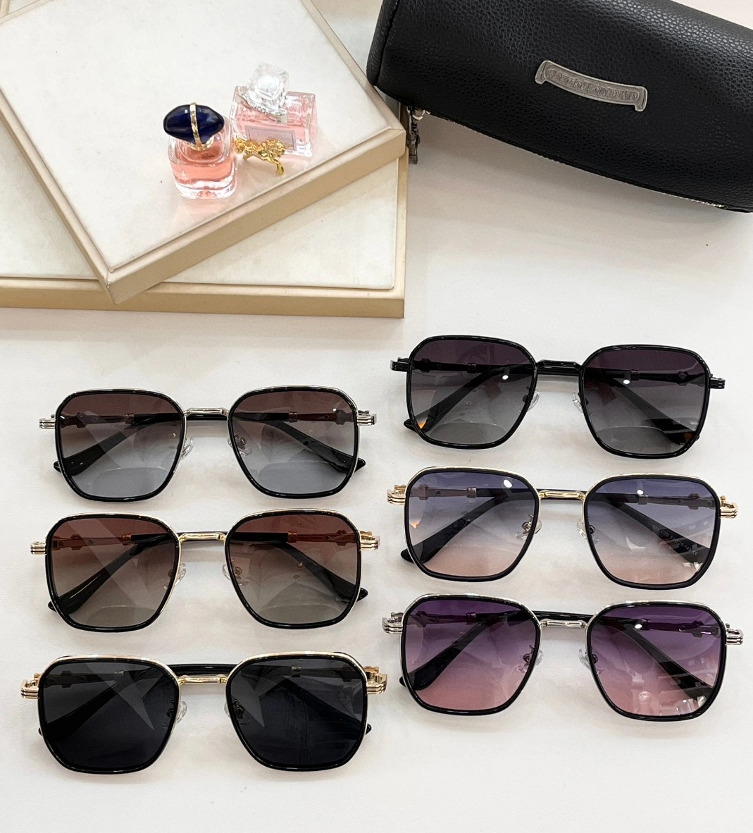 Chrome Hearts AAA Quality Sunglasses Vibrant 5433