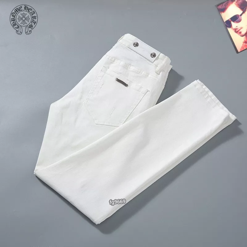 Chrome Hearts Jeans For Men Breathable 8744